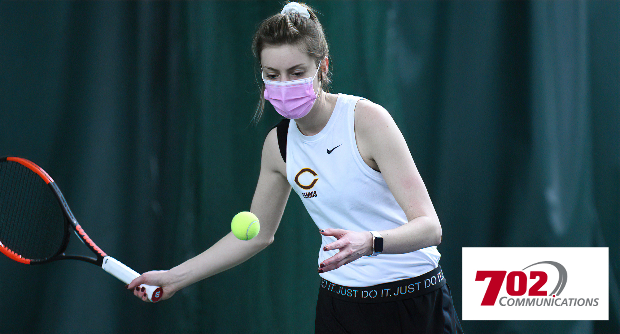 Jenna Forknell was one of the five singles match winners for  the Cobbers in their 7-2 win over St. Scholastica. She recorded a 6-1, 6-4 win at No.2 singles.