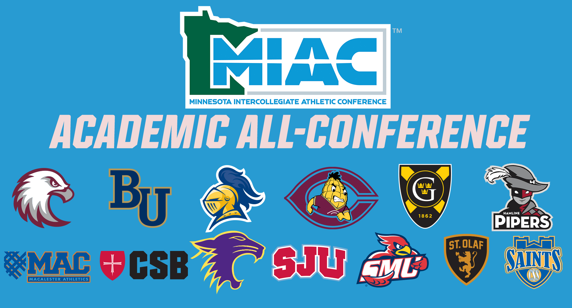 Concordia had a record-setting 46 student-athletes who participated in the fall athletic season earn MIAC Academic All-Conference honors.