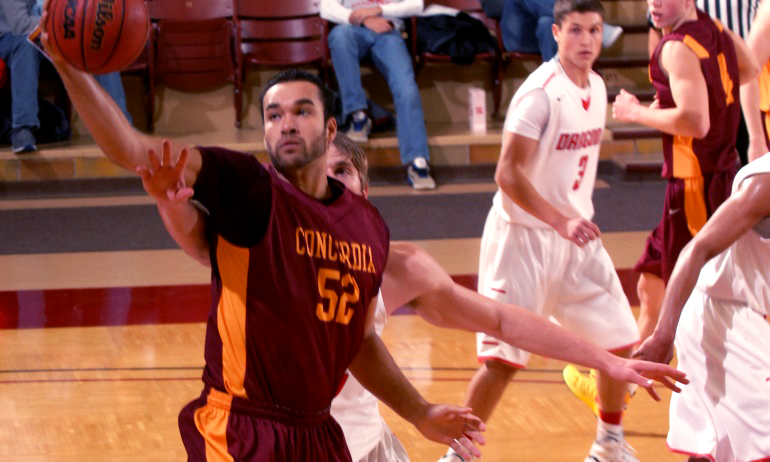 Cobber junior center Isaac Anderson was 5-for-6 and finished with a career-high 12 points in the team's win over Crown.