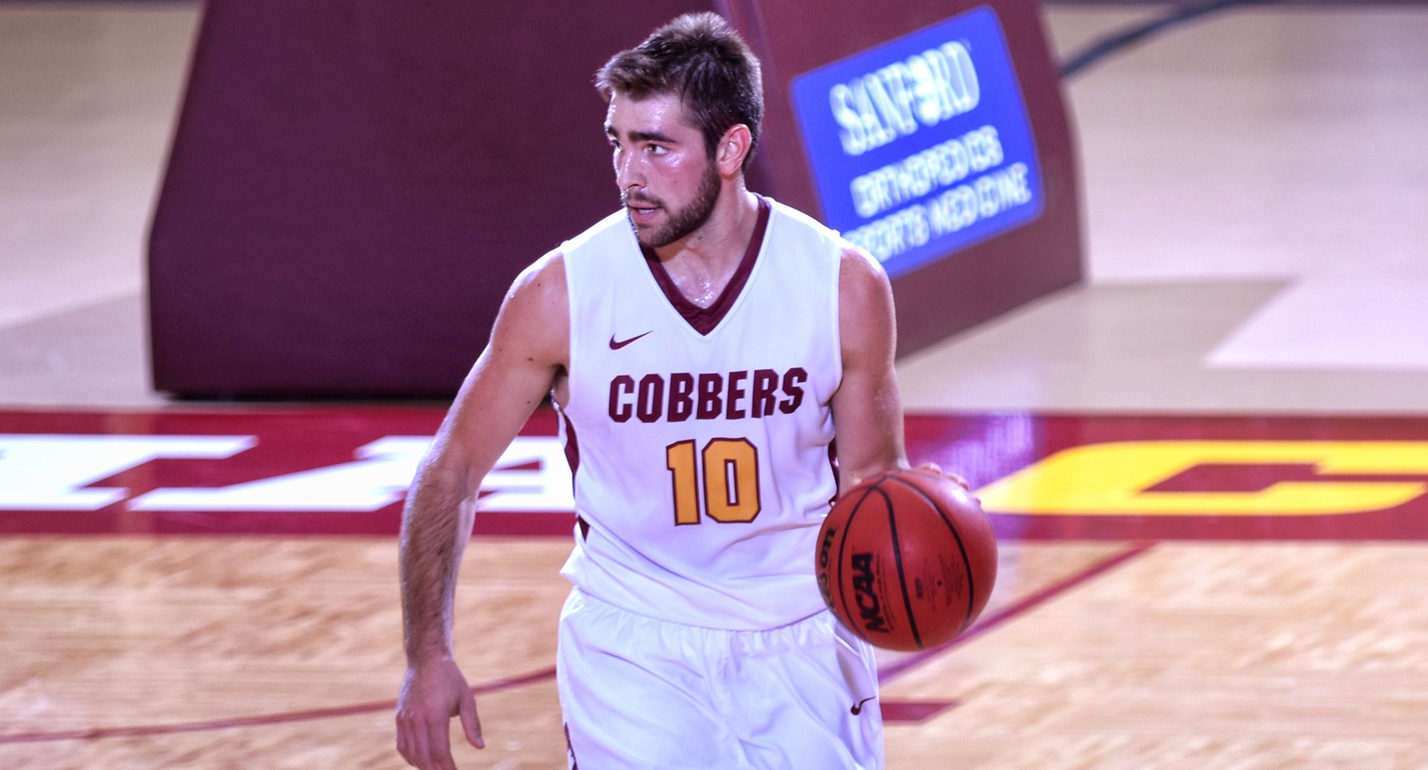 Senior Tommy Schyma had a game-high 25 points in the Cobbers' game at Wis.Superior. He is averaging 26.0 points in the first two games of the year.