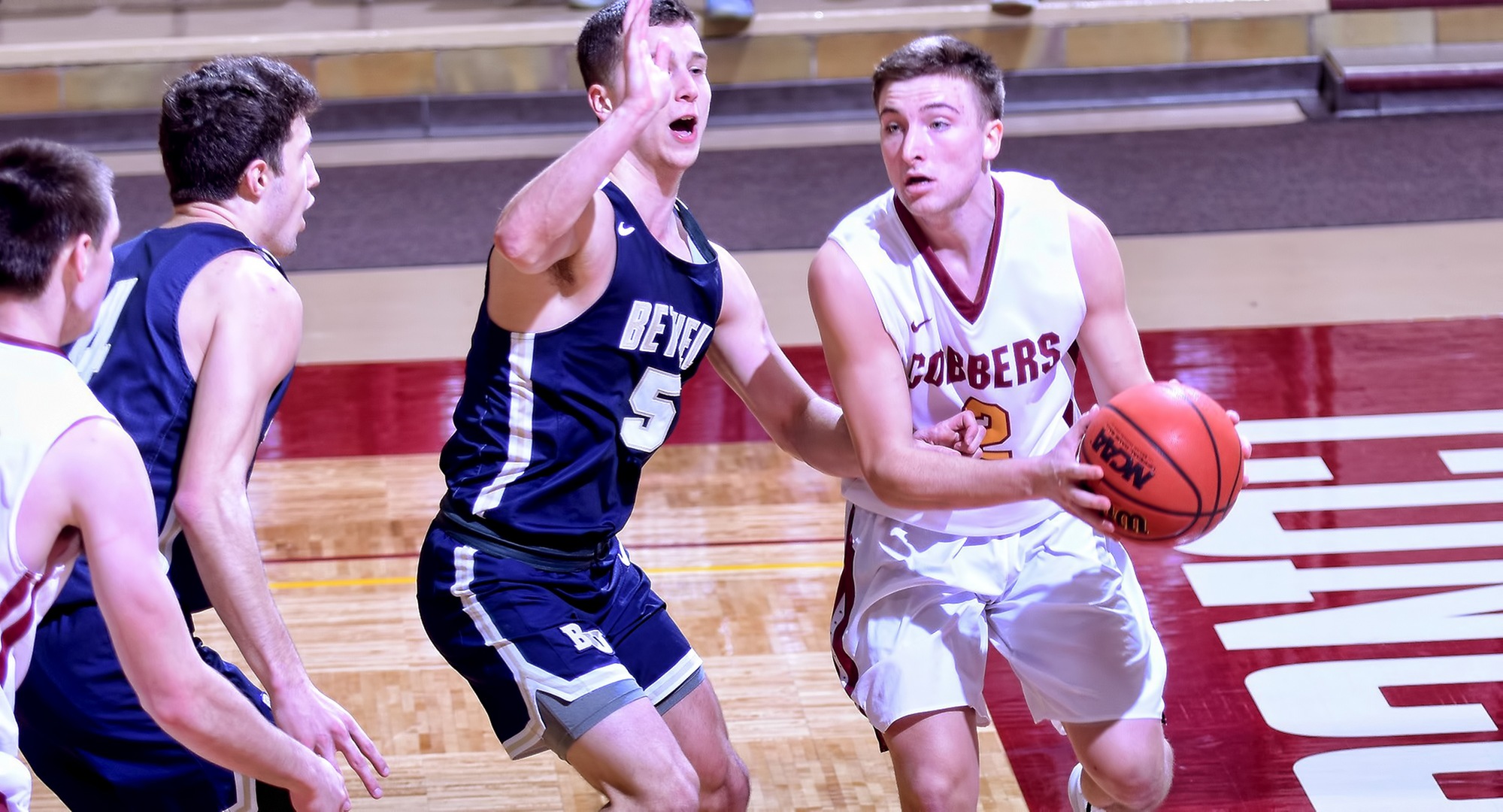 Junior guard Bryden Urie put up a career-high 27 points in the Cobbers' game at Bethel.
