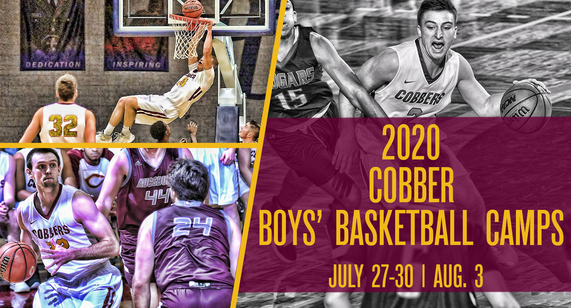 2020 Cobber Boys' Basketball Camps
