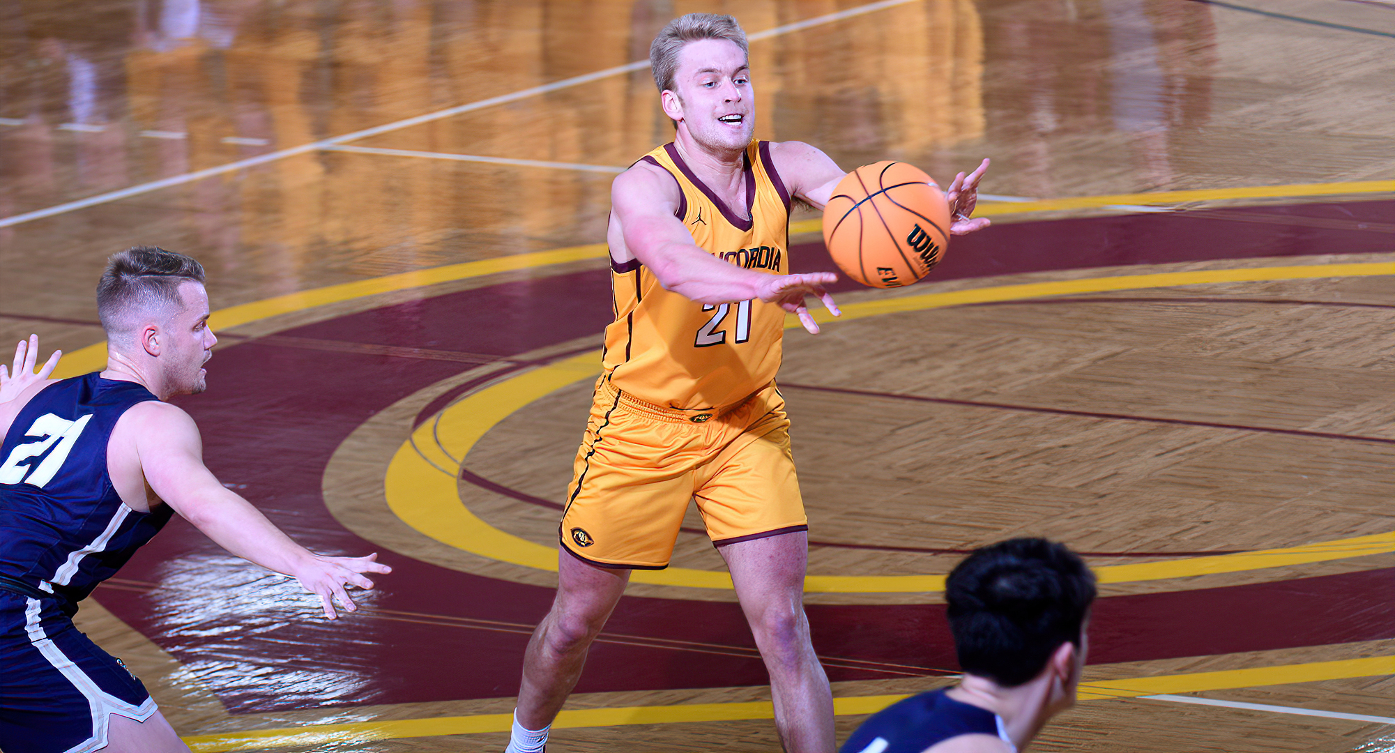 David Birkeland scored 11 points in the Cobbers' game at St. Scholastica. He has posted at least 10 points in two of the last four games for CC.          