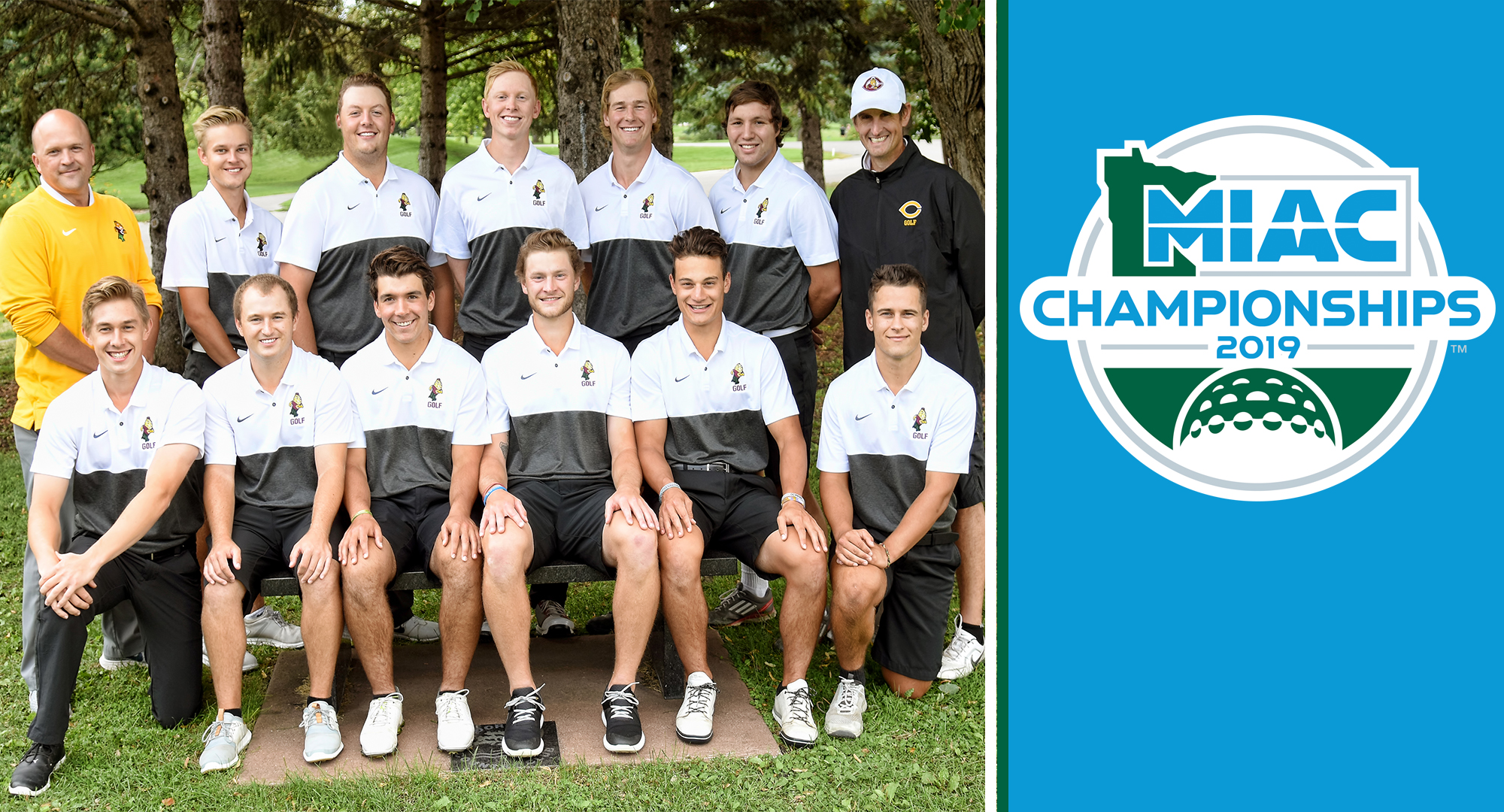 The Cobber men's golf team finished fifth at the MIAC Championship Meet.