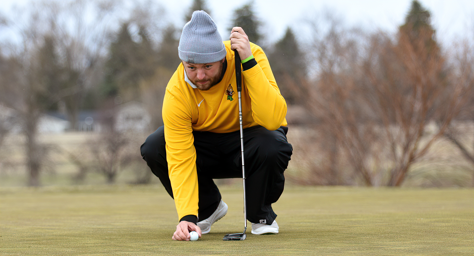 Senior Mason Opheim fired a dingle-round MIAC record score of 66 on Saturday at the conference championship meet. He is one shot off the lead heading into the final round.