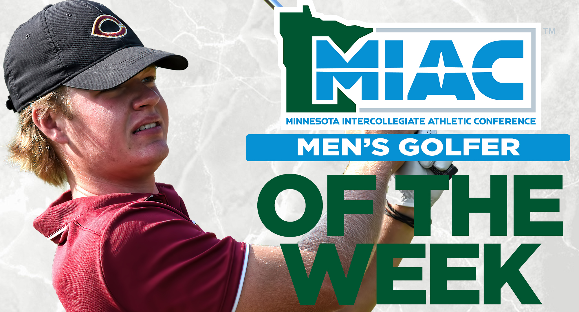 Gabe Benson was named the MIAC Men’s Golfer of the Week following his record-tying, season-opening win at the Augsburg Invitational.