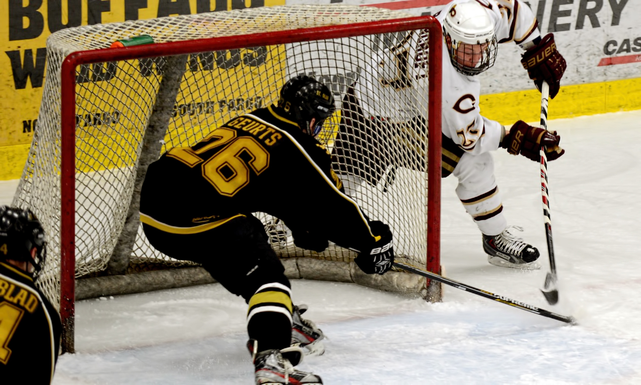 Senior Jordie Bancroft scored all three of Concordia's goals in the Cobbers' 3-0 win at St. Olaf.