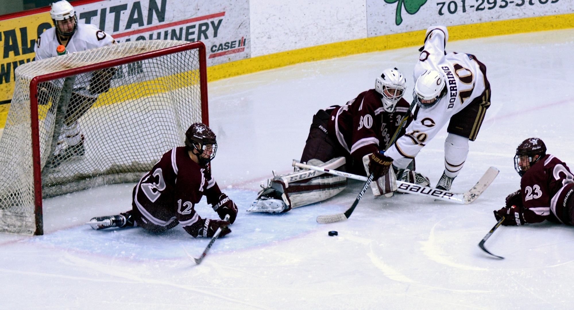 Zach Doerring had an assist on the lone Cobber goal in CC's loss at #11 Augsburg.