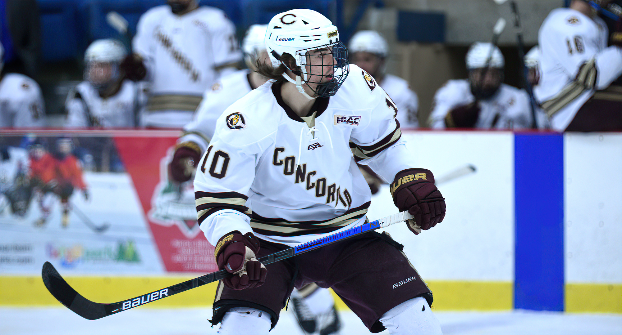 Freshman Hunter Olson picked the perfect time to score his first collegiate goal. He netted the game winner in the Cobbers' win at St. John's