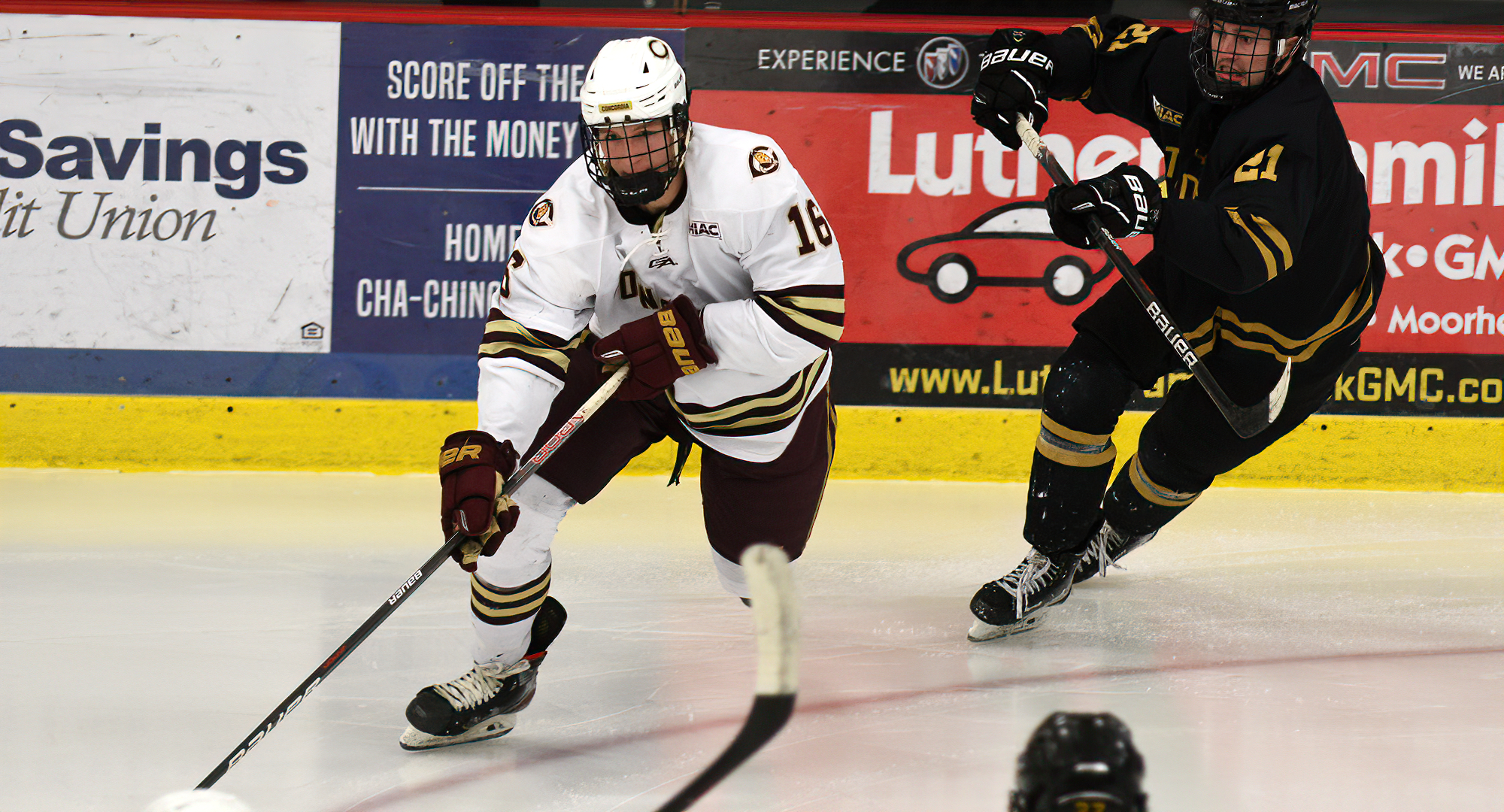 Junior Kevin Ness had a pair of goals in the Cobbers' 5-2 win in the series finale against St. Olaf. CC has now posted two straight series sweeps.