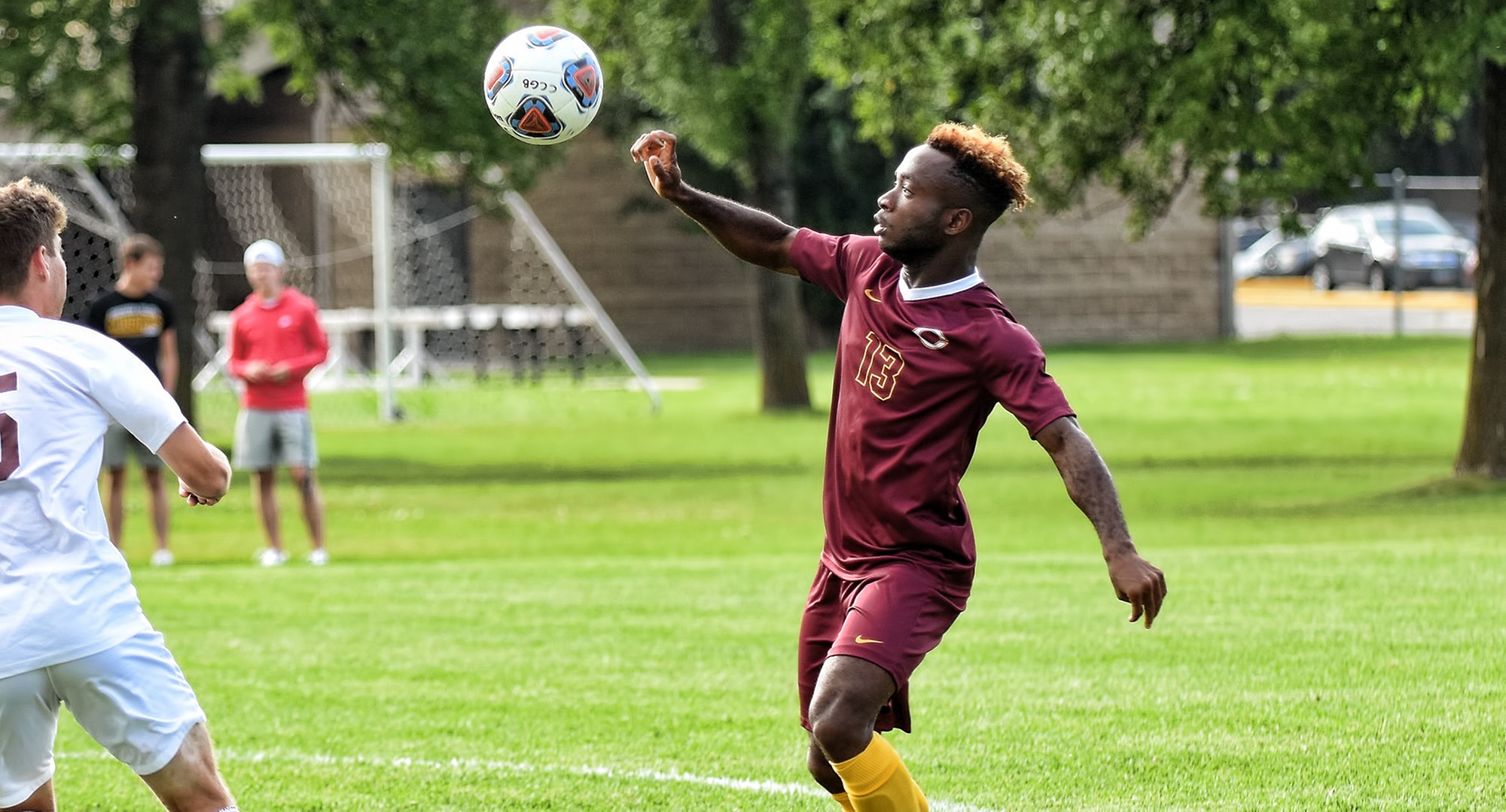 Freshman Telvin Vah had the only goal for the Cobbers' in their game at St. Mary's.