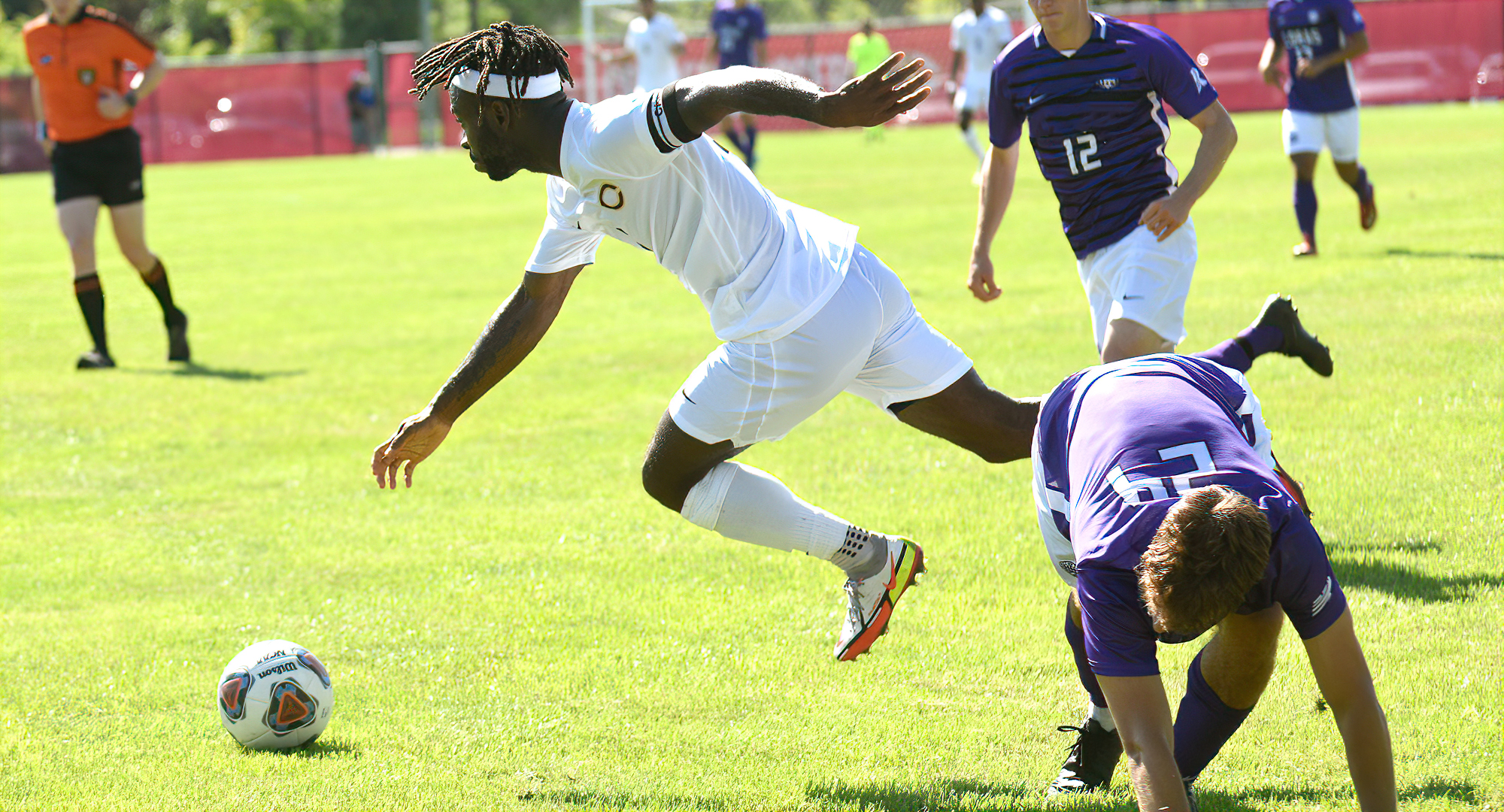 Junior Telvin Vah scored the Cobber goal in Concordia's game at Augsburg. Vah now has nine goals and 22 points on the year.