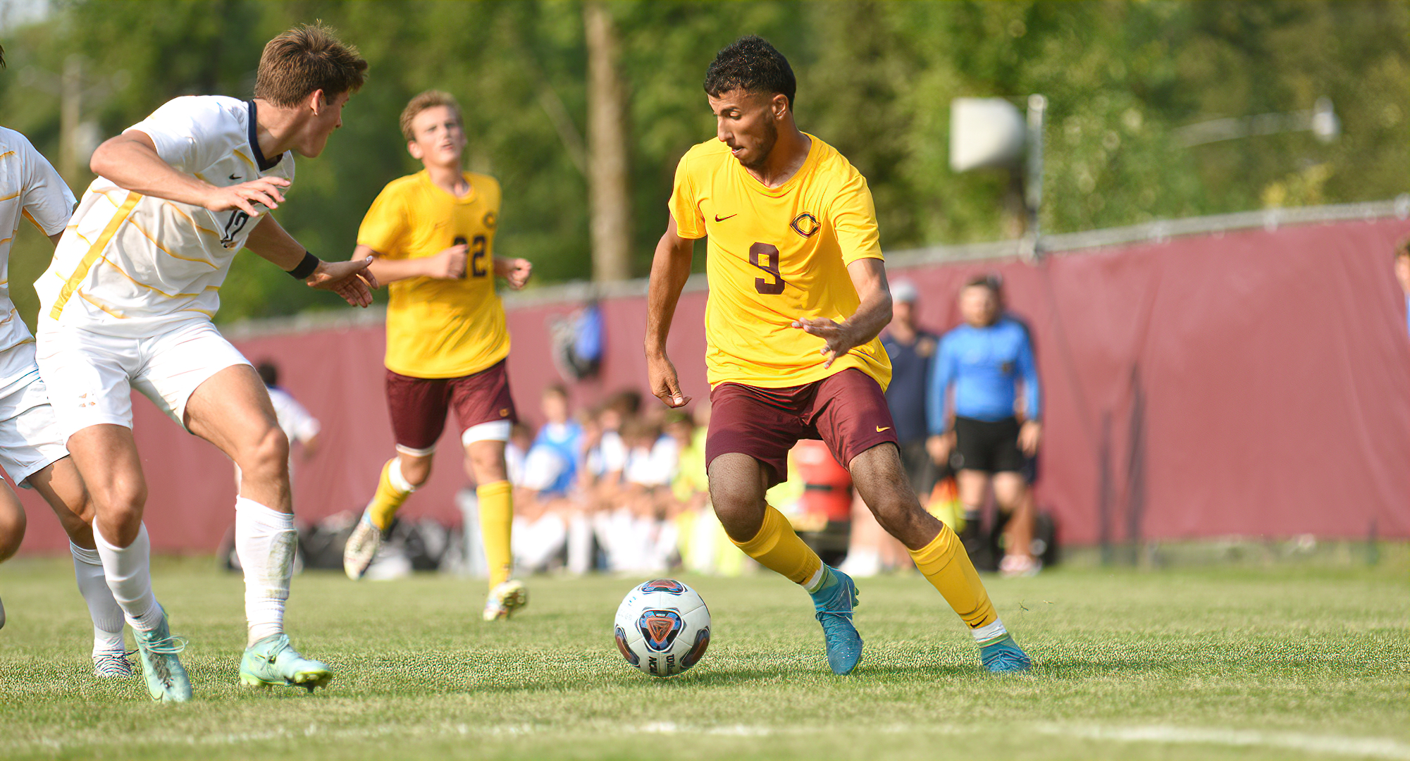 Sophomore Albara Mutleq had a pair of goals in the Cobbers' 5-1 win at Finlandia. He now has four on the year which is third most for CC.