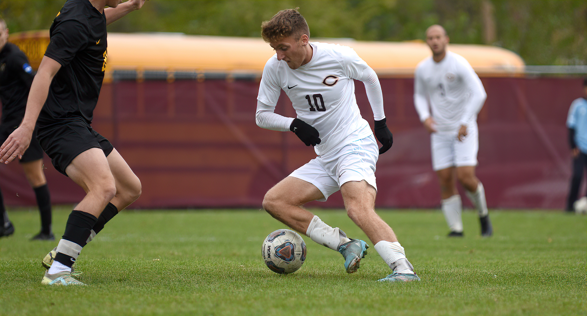 Gannon Brooks scored his sixth goal of the year in the Cobbers' game at regionally-ranked UW-Whitewater.