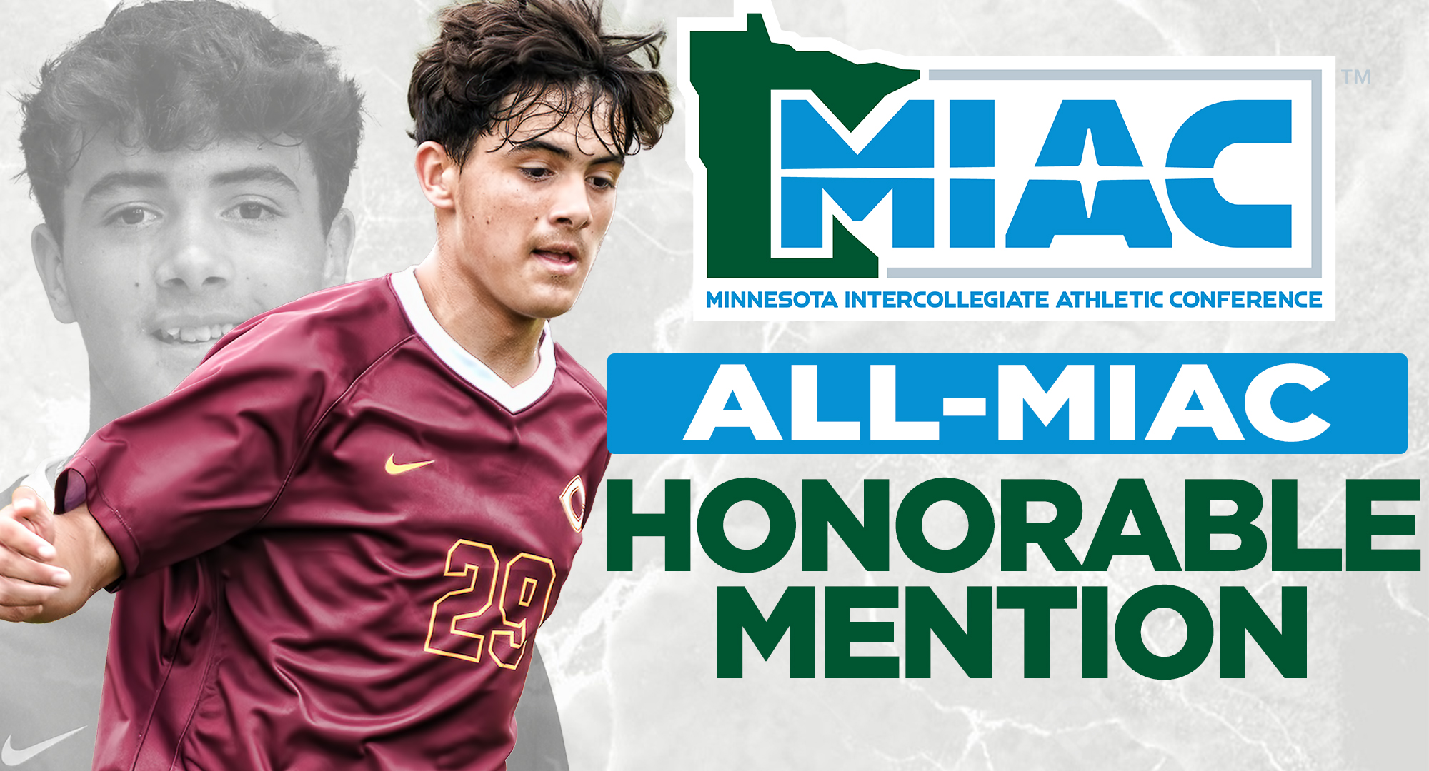 Cobber midfielder Owen Gallo was named to the MIAC All-Conference Honorable Mention Team as selected by the conference coaches.
