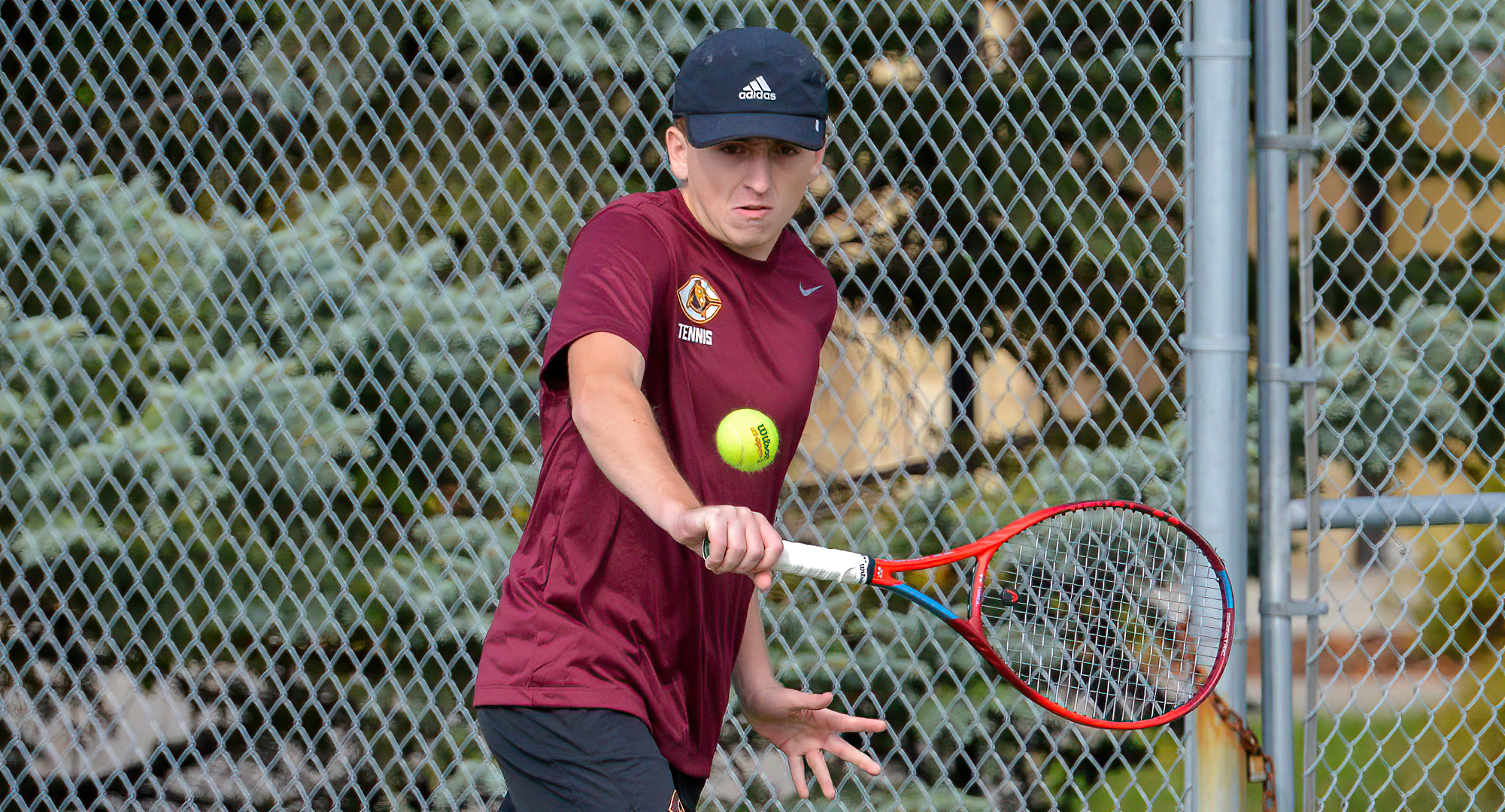 Freshman Isaac Maddock went 4-0 in his matches on the final day of the Cobbers' annual spring break training trip to Florida.