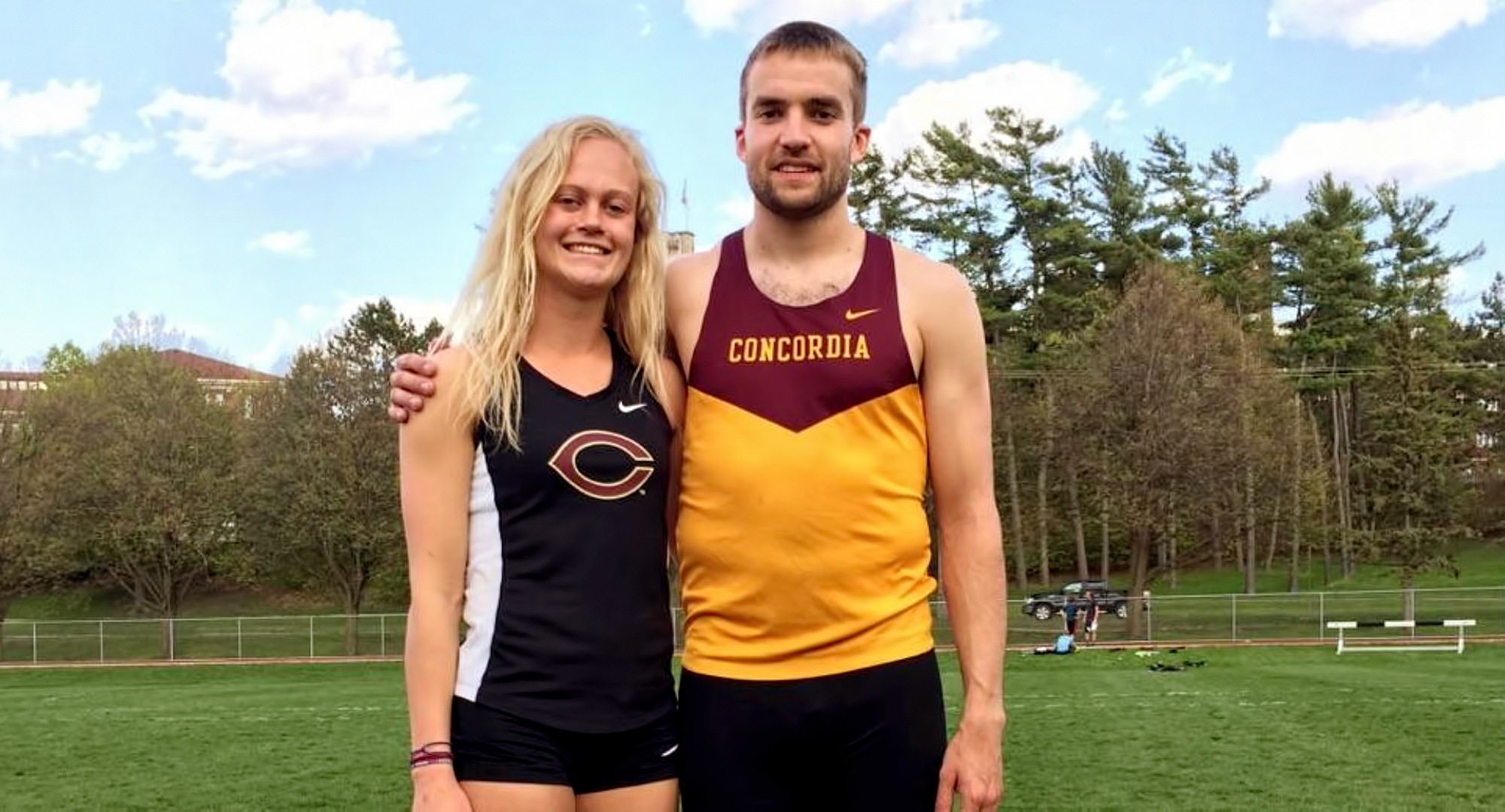 Mikayla Forness and Joe Hendrickson won the MIAC heptathlon and decathlon to become the first Cobber duo to pull off the double win since 2008.