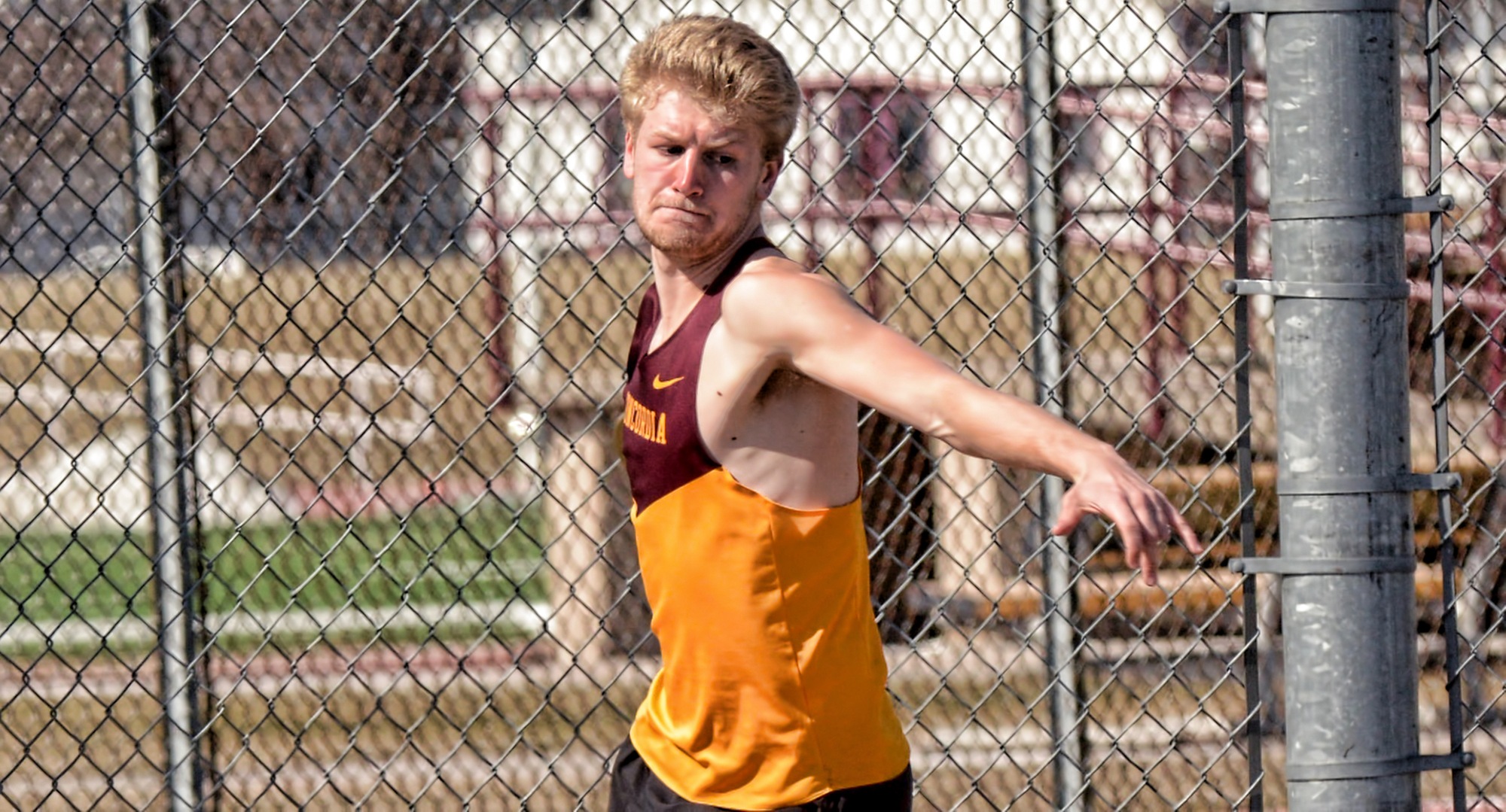 Sophomore Matt Bye recorded a career-best 6,300 points in the decathlon at the North Central Gregory Meet and unofficially qualified for the NCAA National Meet.