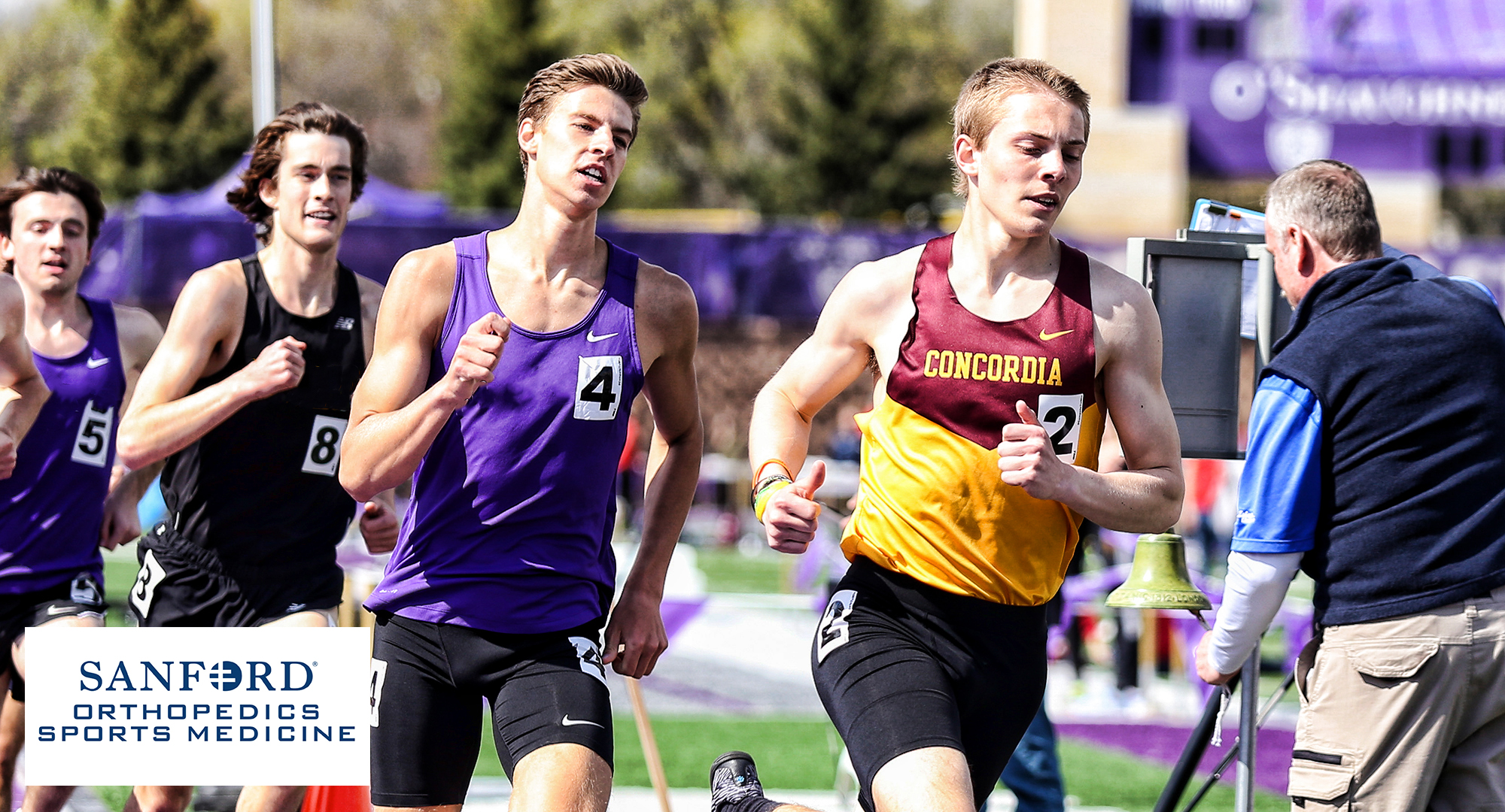 Jesse Middendorf was the only non-Division I winner of a track event at the NDSU Spring Classic. He won the 800 meters in the second fastest time in school history.