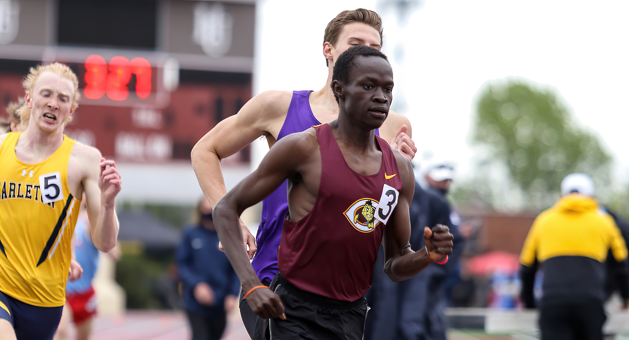 Munir Isahak broke the 42-year-old record in the 10K. He ran a 30:13.44 at the UW-La Crosse Phil Esten Challenge which broke the old record by 39-seconds.