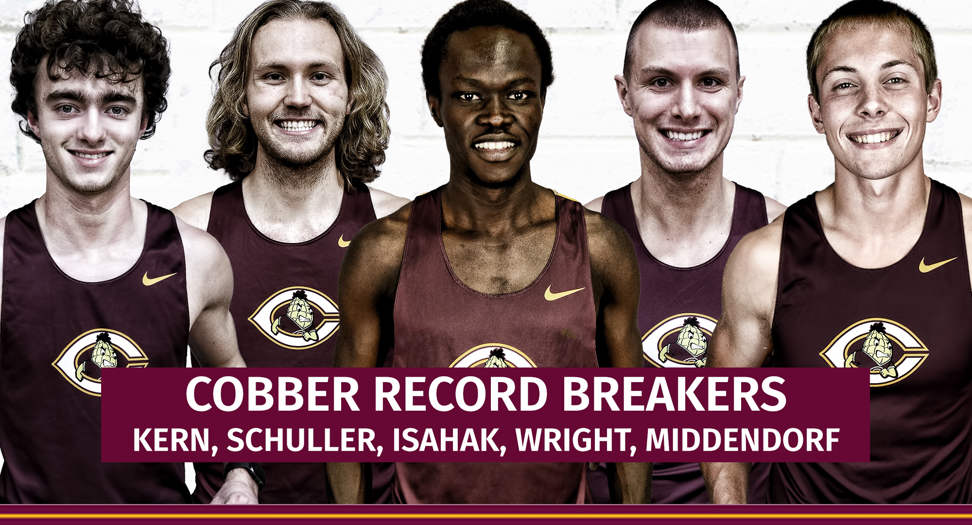 Tommy Kern, Colin Schuller, Munir Isahak, Cal Wright and Jesse Middendorf all broke school records at the NDSU Bison Open.