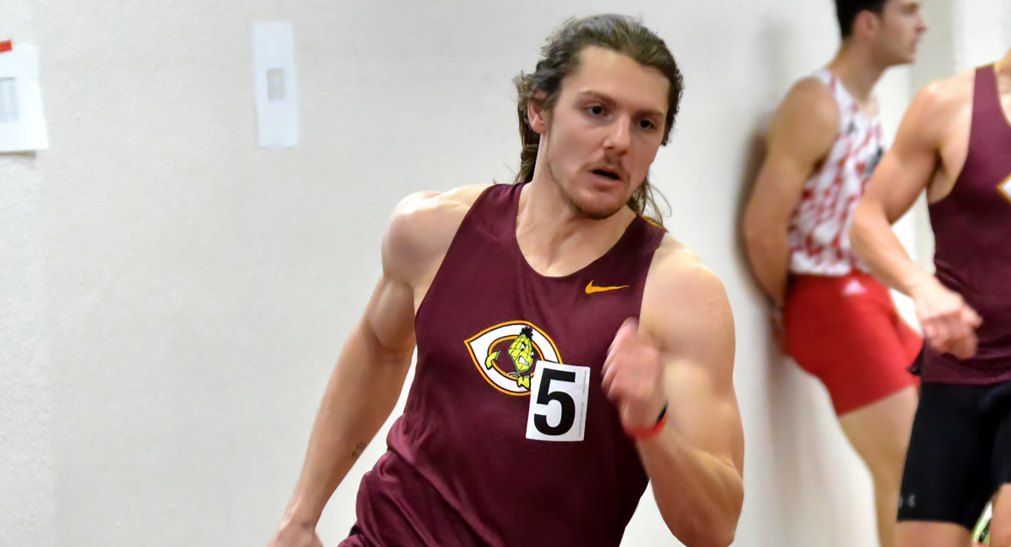 Hayden Gagnon ran a career-best 48.24 in the prelims of the 400 meters at the NCAA Meet and missed earning All-American honors by .05 of a second.