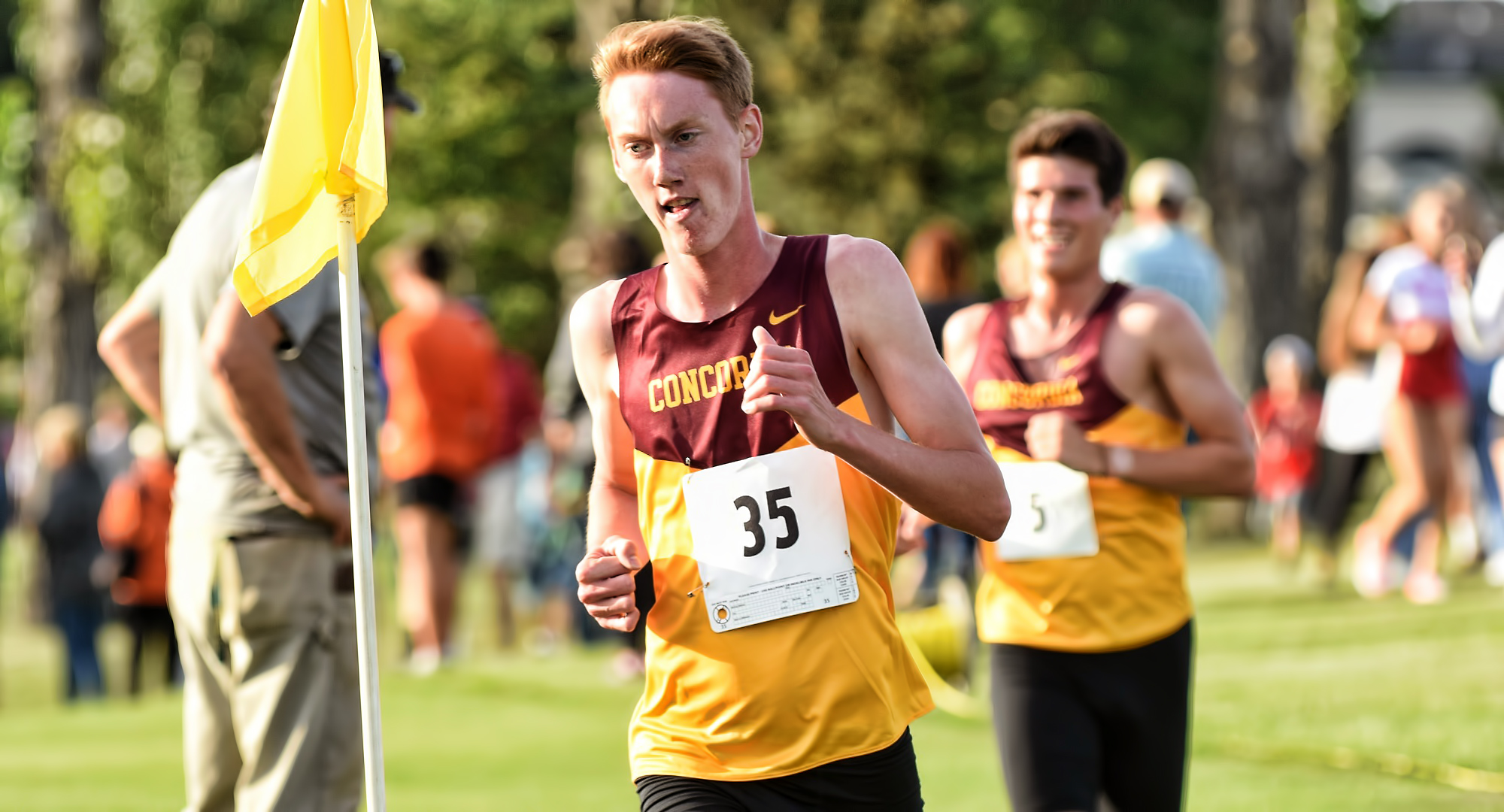 Freshman Basil Ricker earned his first team Top 5 finish of the year as he ran a 28:51 at the UND Ron Pynn Invite.