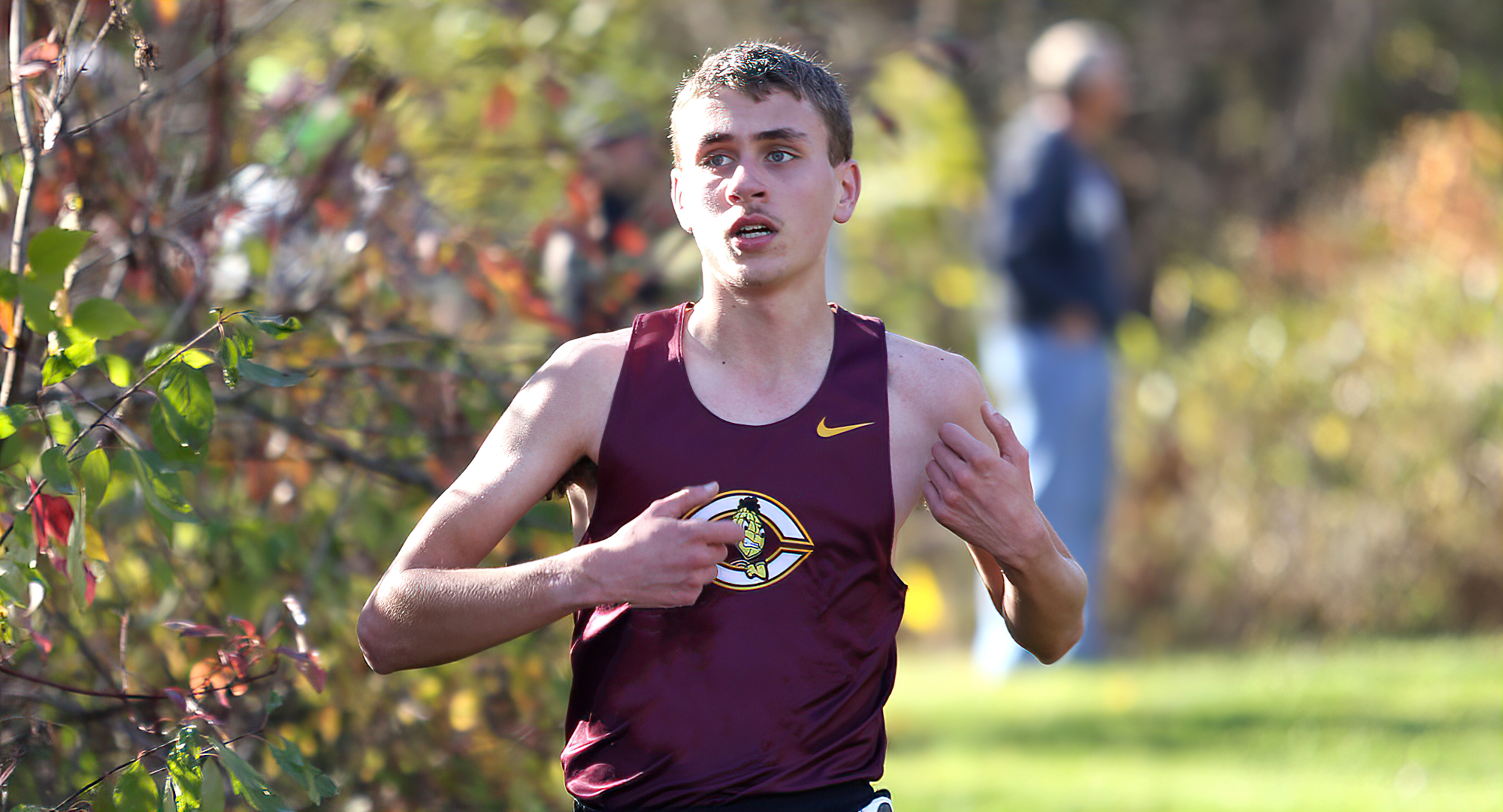 Senior Leo Smith led the Cobbers at the season-opening meet as he finished third in the dual against St. John’s at the Boulder Ridge GC.