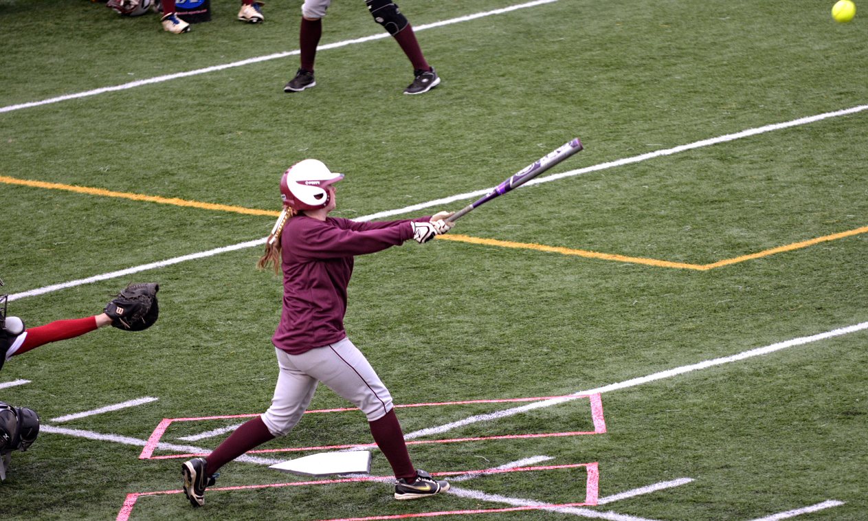 Sophomore Kayla Nack hit her second home run in three games in Game 2 of the Cobbers' DH at St. Mary's.