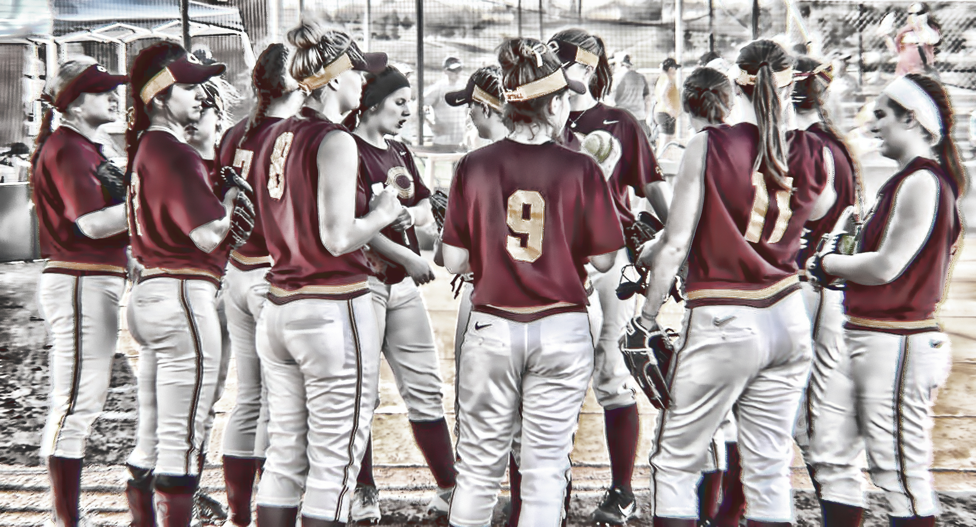 The Cobbers get ready to take the field for one of their 10 games during their annual spring trip to Florida.