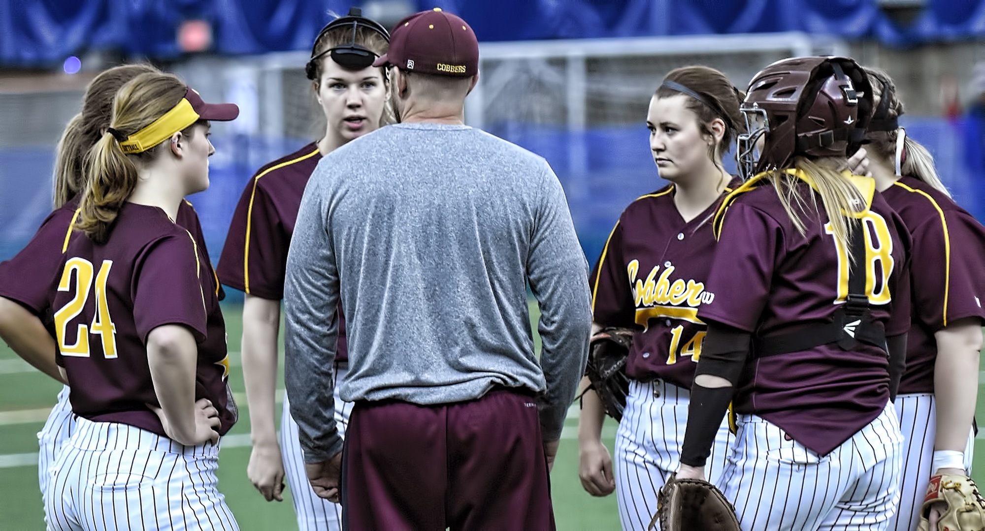 The Cobber softball team dropped a pair of games at Augsburg in the MIAC opener.