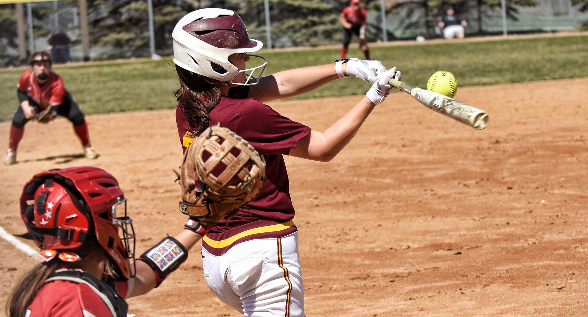 Sophomore Callie Ahlgren led the Cobbers in their 8-5 win against Saint Vincent as she went 3-for-4 and scored two runs.