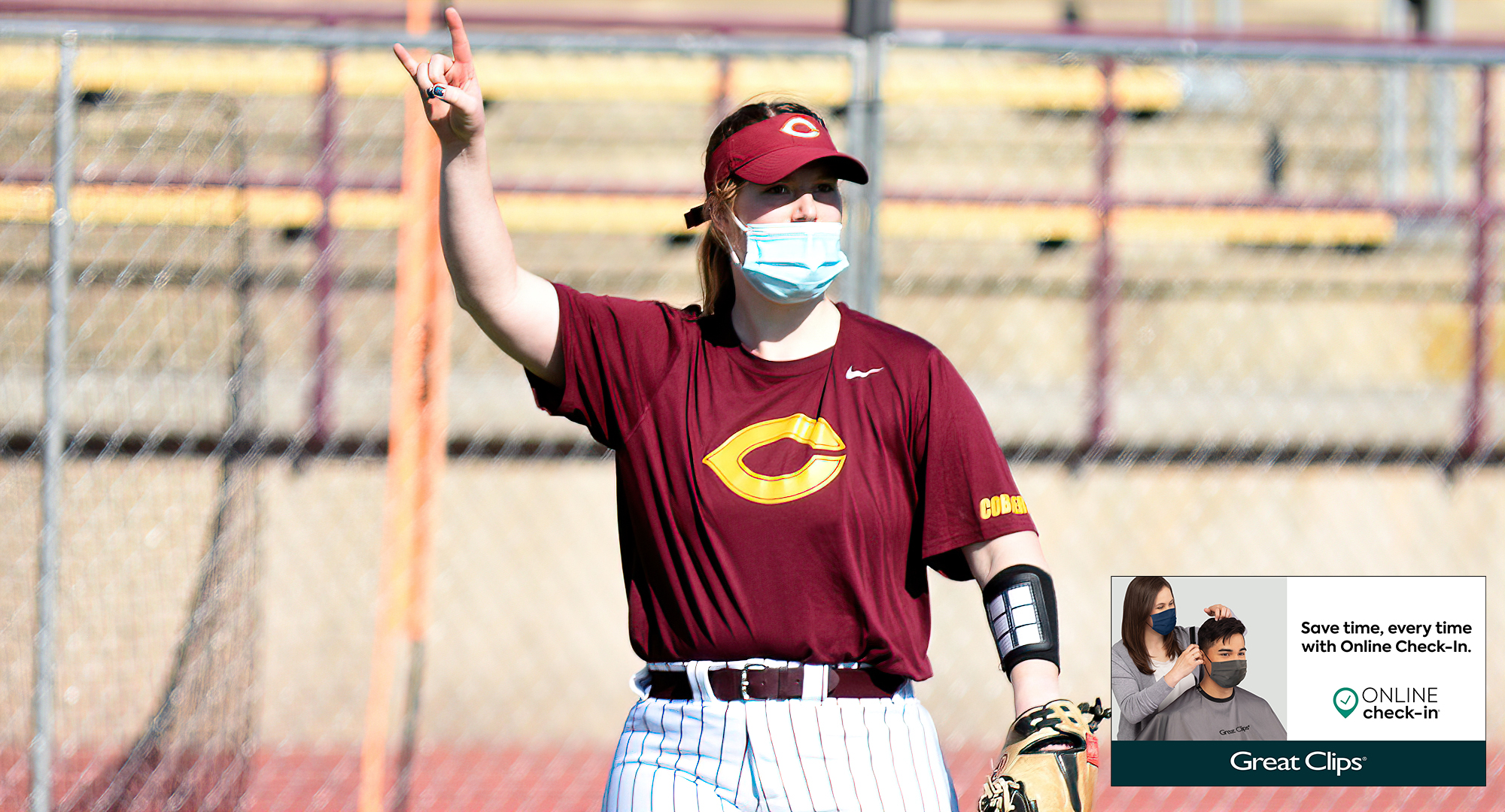 Senior Taylor Erholtz had a double in each of the Cobbers' two games with Wis.-Superior. She was the only CC player with a hit in each of the 5-1 decisions.
