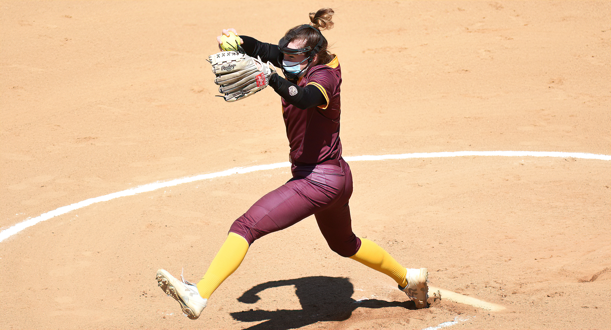 Senior Megan Gavin struck out 15 batters in the Cobbers' 7-1 win over Elizabethtown in the team's first game in Florida.