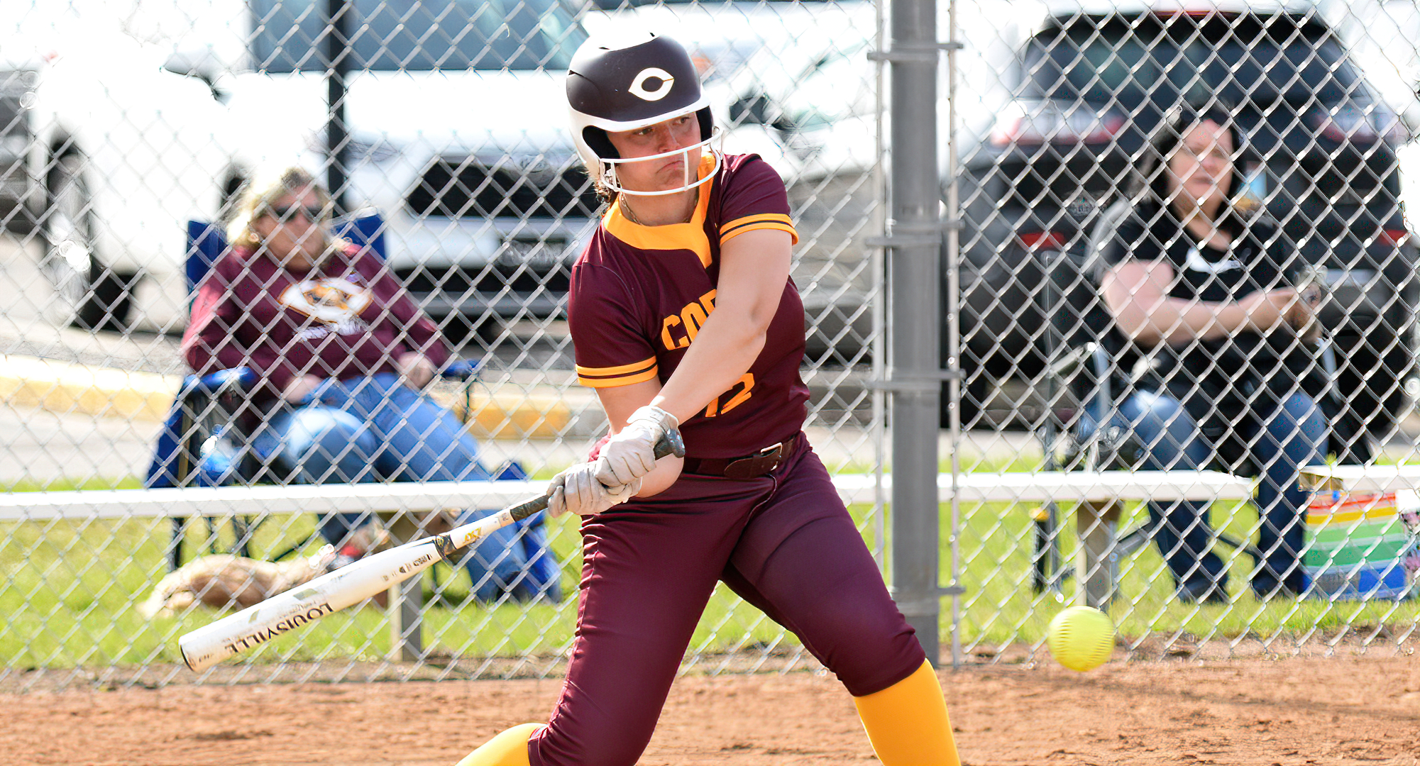 Molly Wilde hit her team-leading fifth home run of the year in Game 1 of the Cobbers' DH at St. Kate's. She is tied for the MIAC lead in long balls.