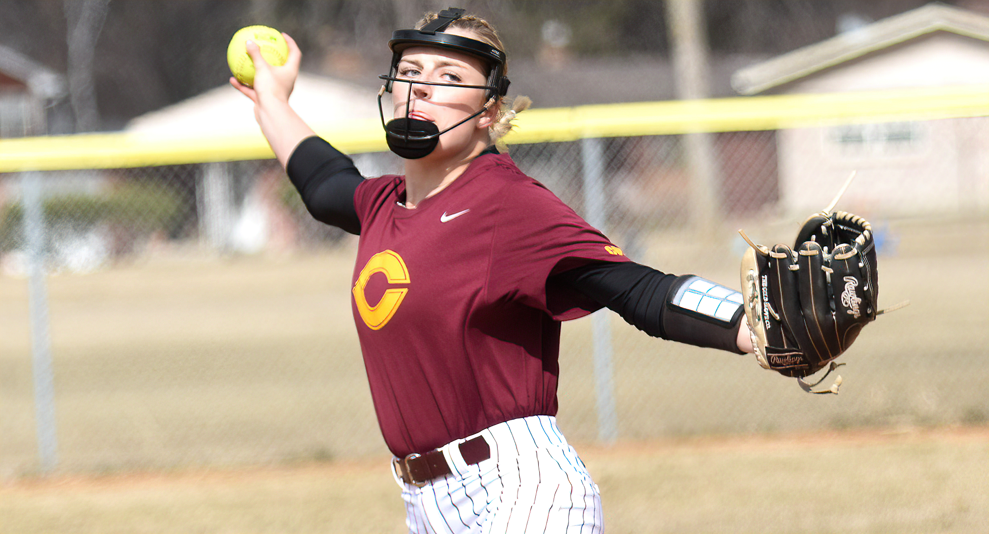 Senior Karissa Finnigan threw a complete-game, 6-hit shutout in the Cobbers series-opening win over UM-Morris.