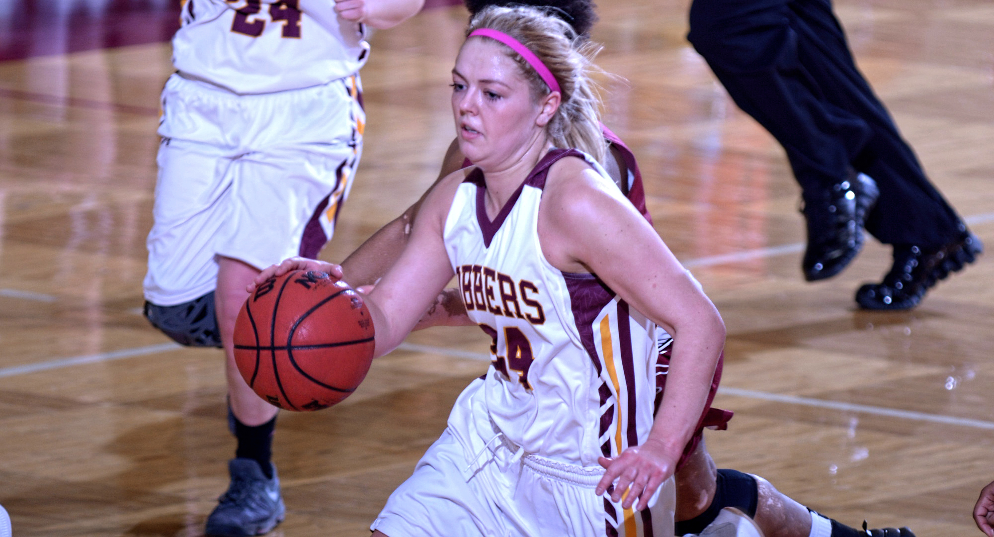 Senior Grace Wolhowe averaged 17.5 ppg in the Cobbers' first two games in Michigan.