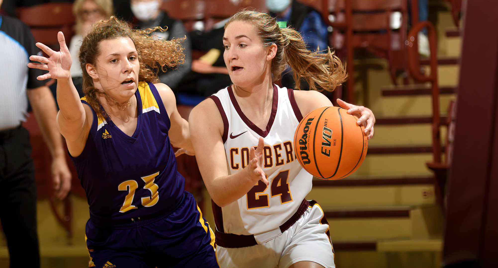 Jordyn Kahler scored all four of the Cobbers' points in OT at Hamline. She went 4-for-5 from the floor and finished with a career-high 12 points.