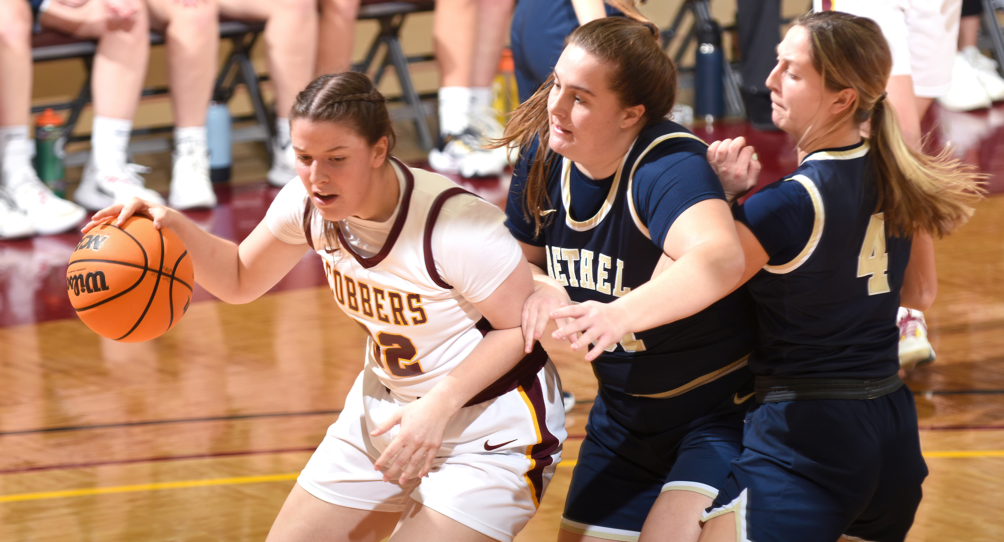 Sophomore Greta Tollefson had 15 points and a season-high eight rebounds in the Cobbers' wire-to-wire win over Bethel.