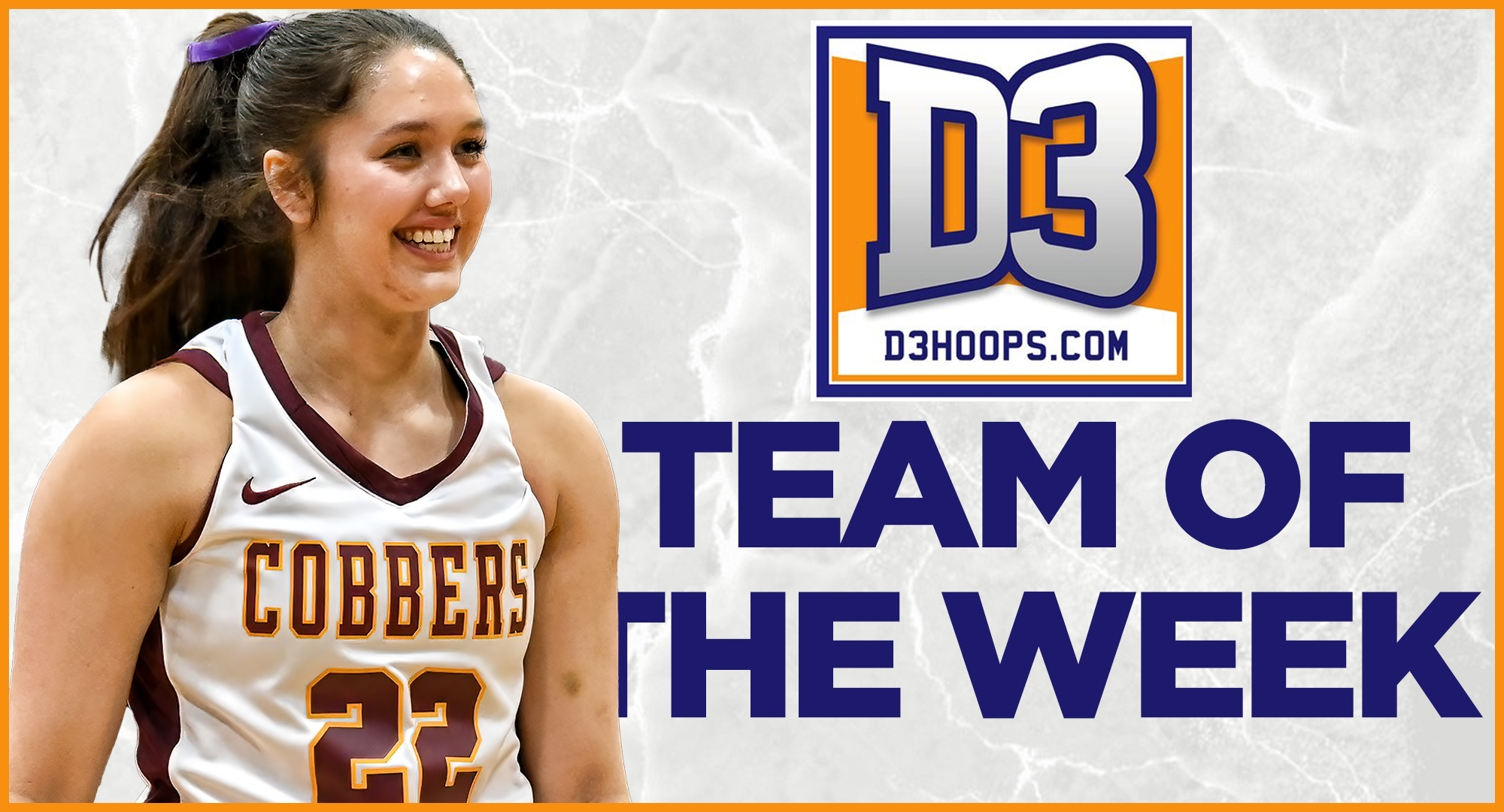 Junior Makayla Anderson was named to the D3hoops.com Division III National Ream of the Week for the second time in her career.
