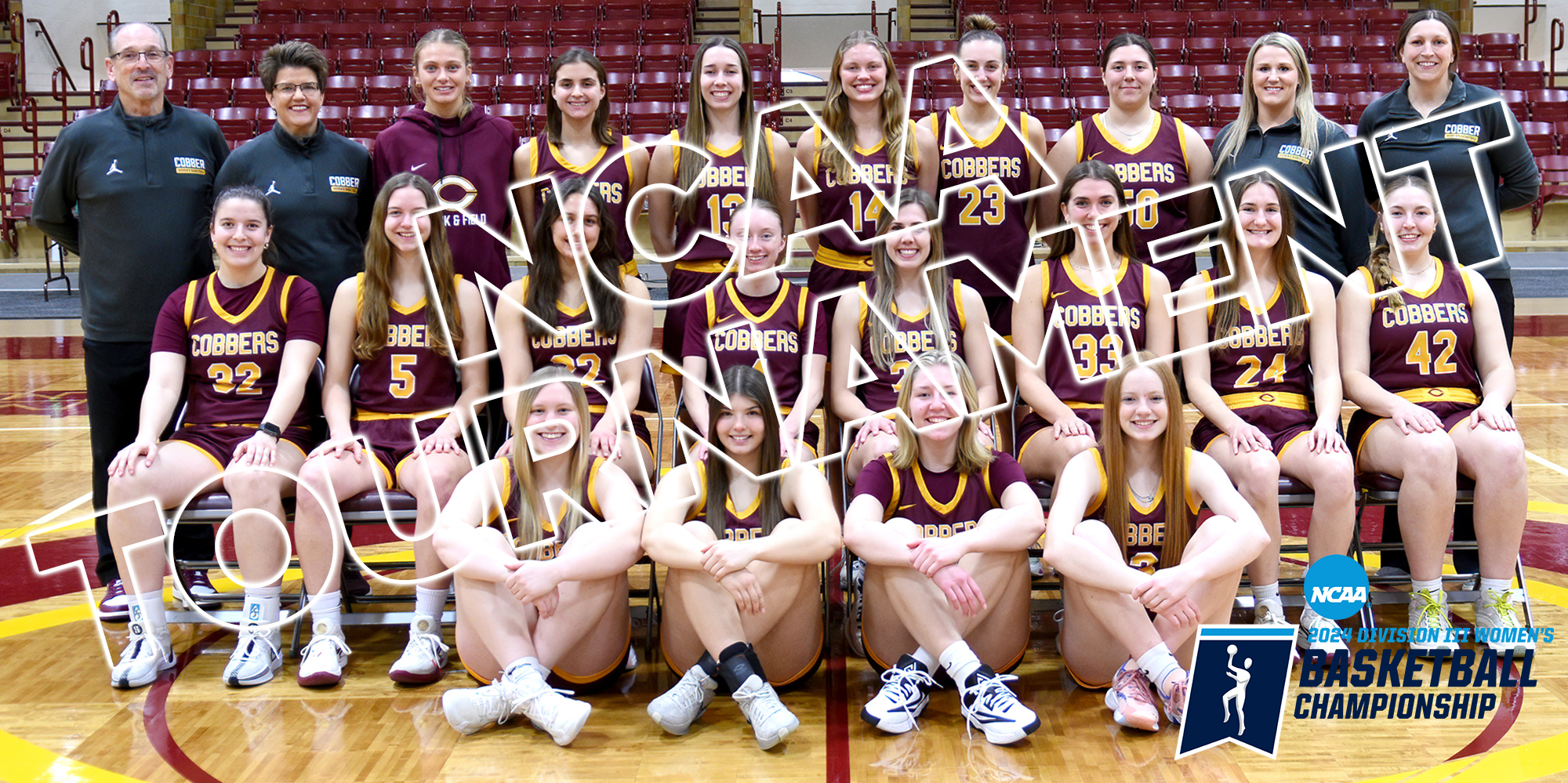 Concordia was selected as one of the 21 at-large teams to compete in the 64-team NCAA Tournament which begins on Mar.1.