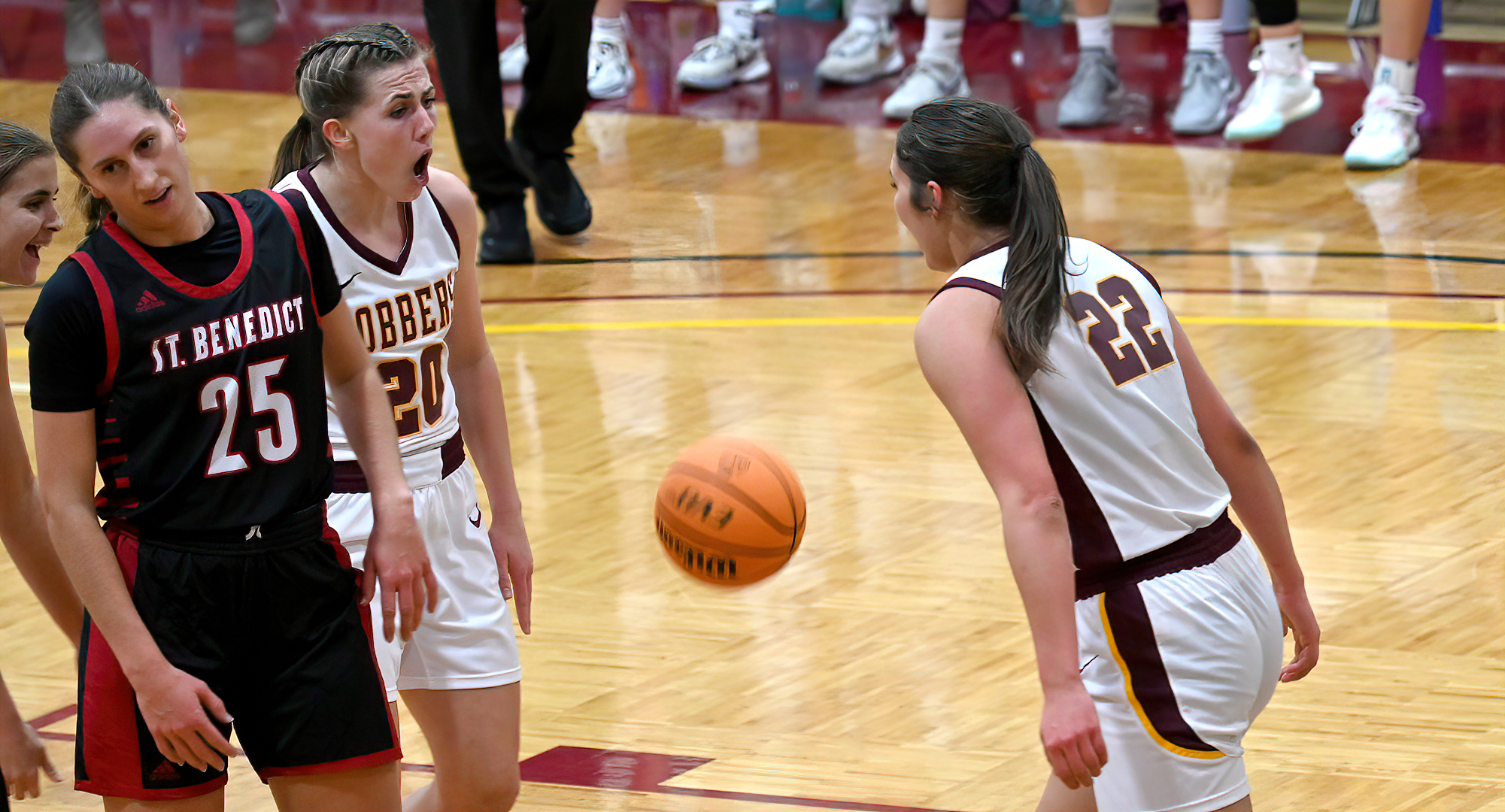 Concordia outscored St. Benedict 40-22 in points in the paint on their way to a season sweep over the Bennies.
