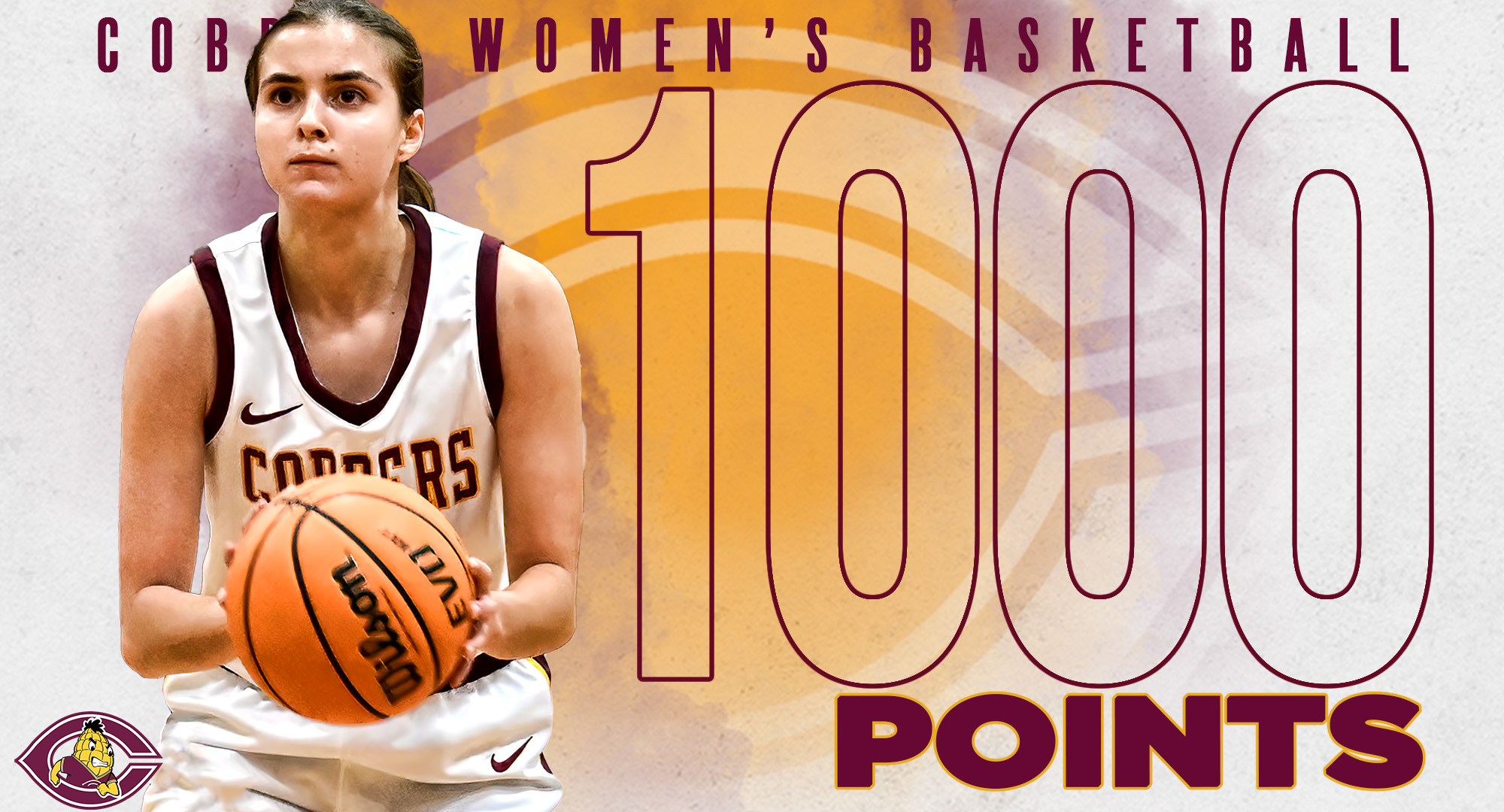 Carlee Sieben became the 30th player in program history when she hit a jumper in the fourth quarter during the Cobbers' win over Hamline.