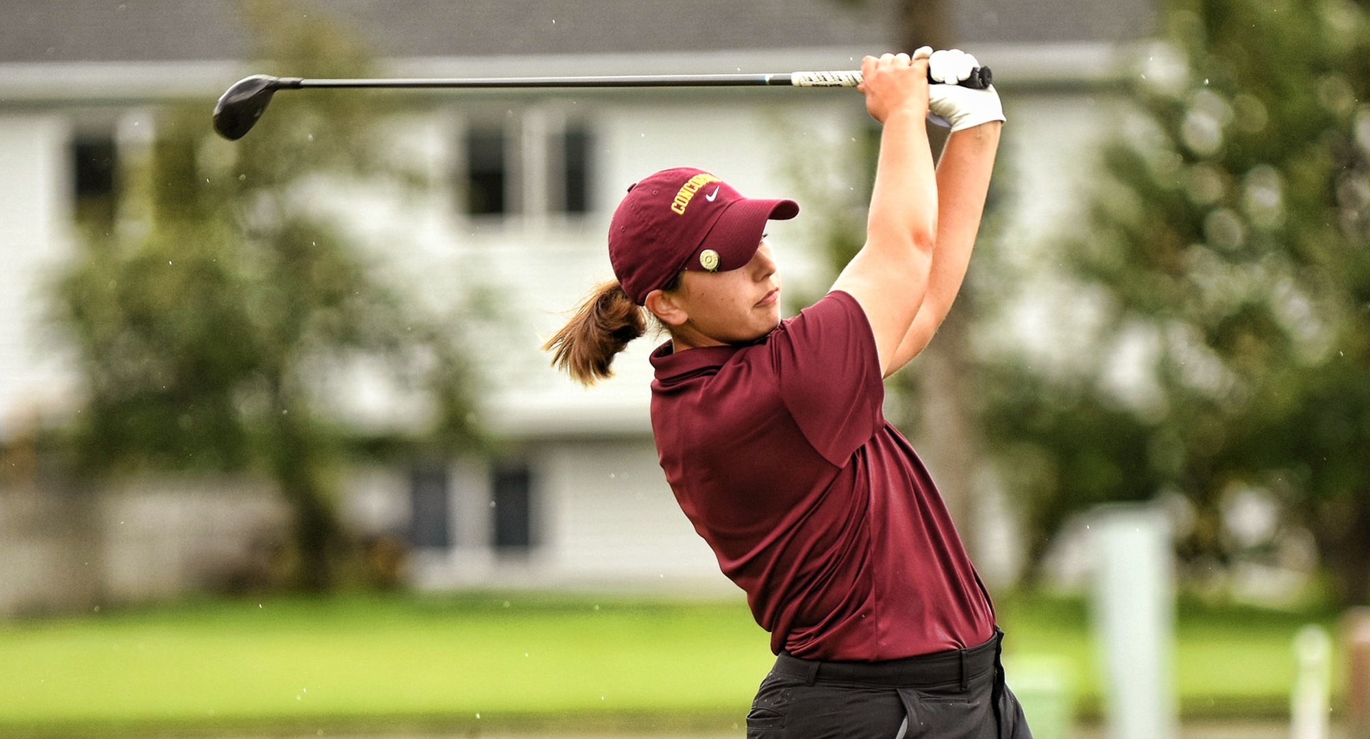 Junior Bailey Klause shot the lowest round in an MIAC Meet in her career to lead the Cobbers on Day 1 at the conference tournament.