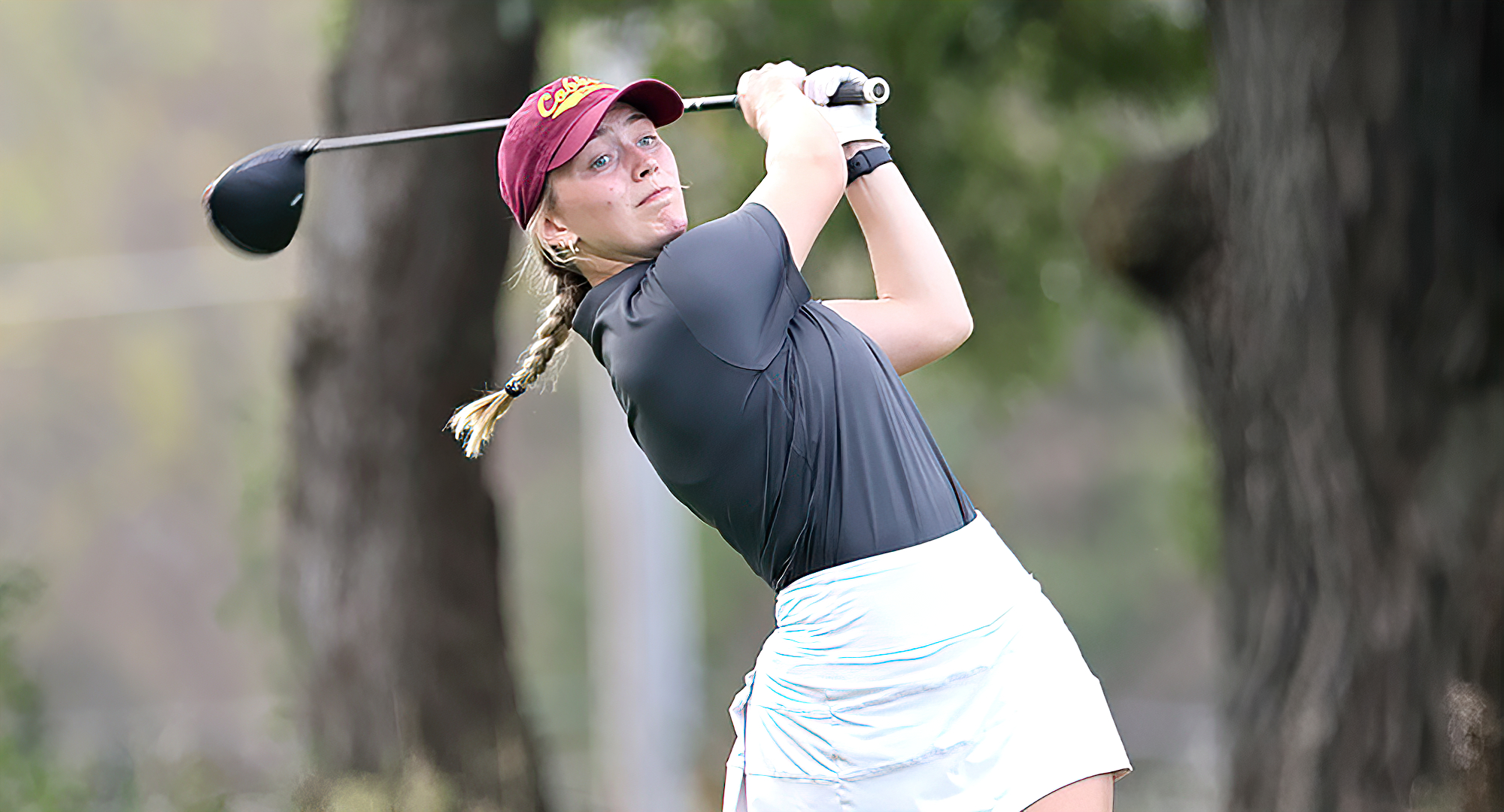 Abbey Hardwick posted her best score of the season at the Gustavus D3 Classic (photo by Ryan Coleman, D3photography)