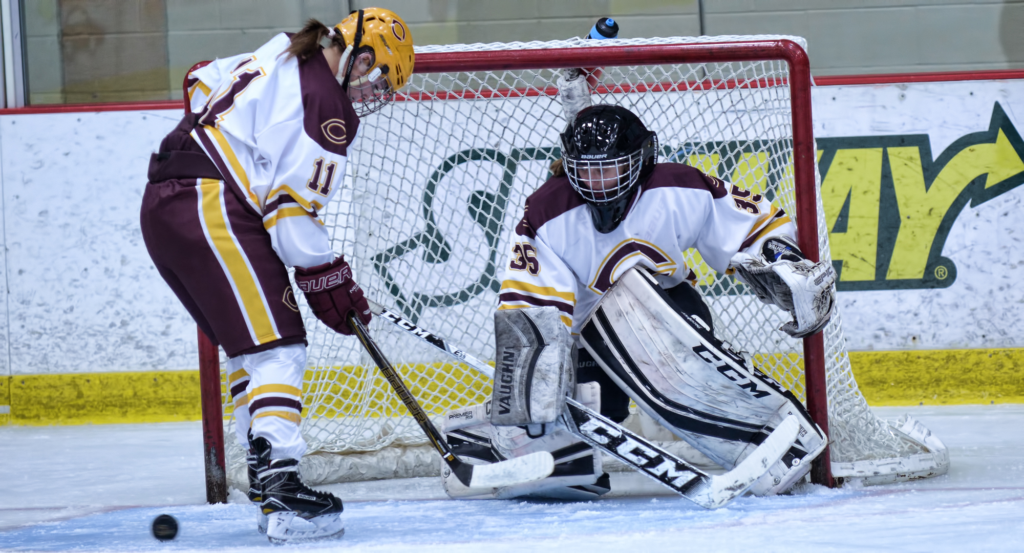 Sophomore goalie Amy Jost turned aside all 18 shots she faced as the Cobber defense propelled CC to a 2-0 win at Finlandia.