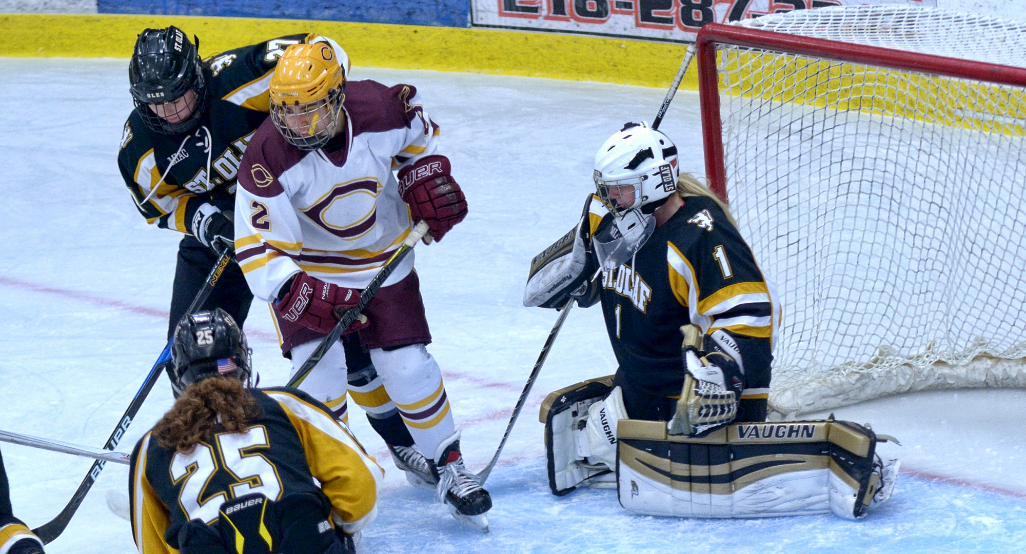 Junior Amanda Flemming scored the game-winning goal in the Cobbers' dramatic come-from-behind victory at St. Olaf.