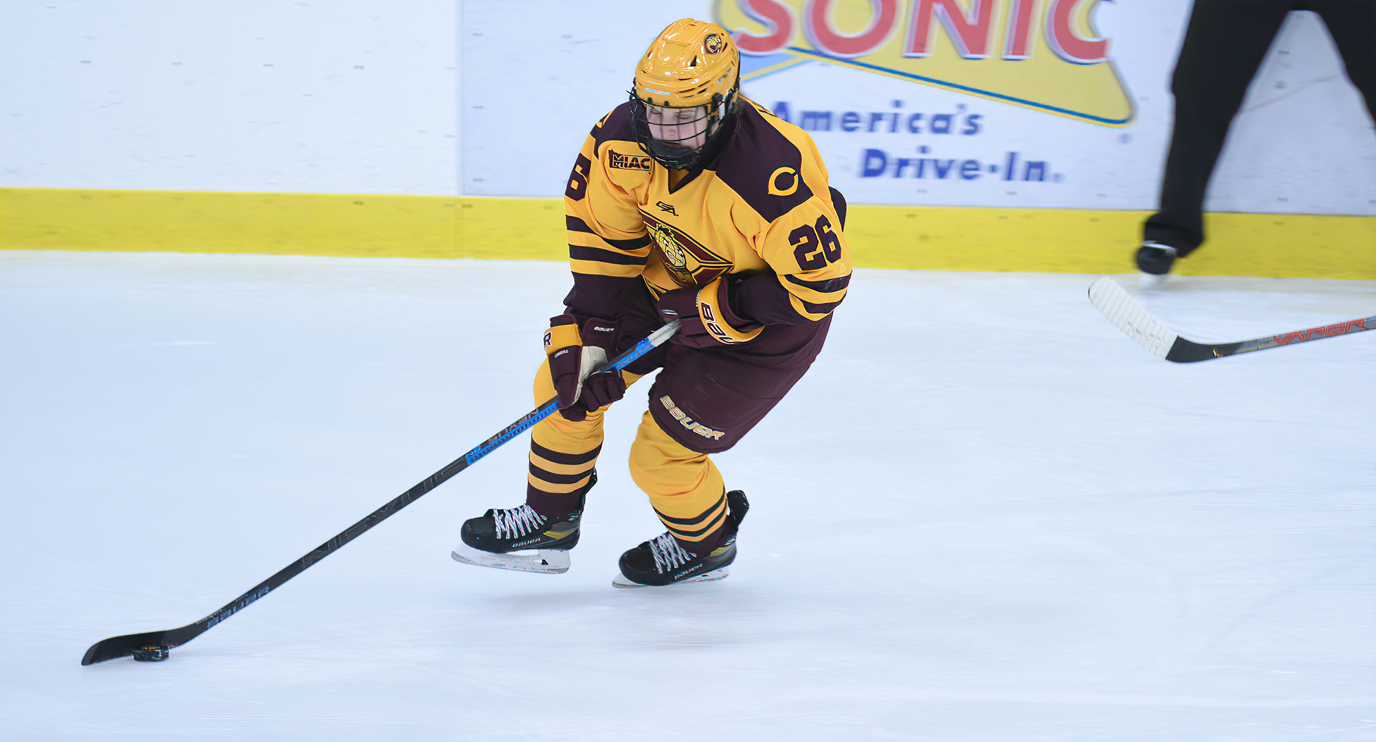 Sophomore Josie Hell scored the game-tying goal in the second minute of the third period in the Cobbers' game at #5 Wis.-River Falls.