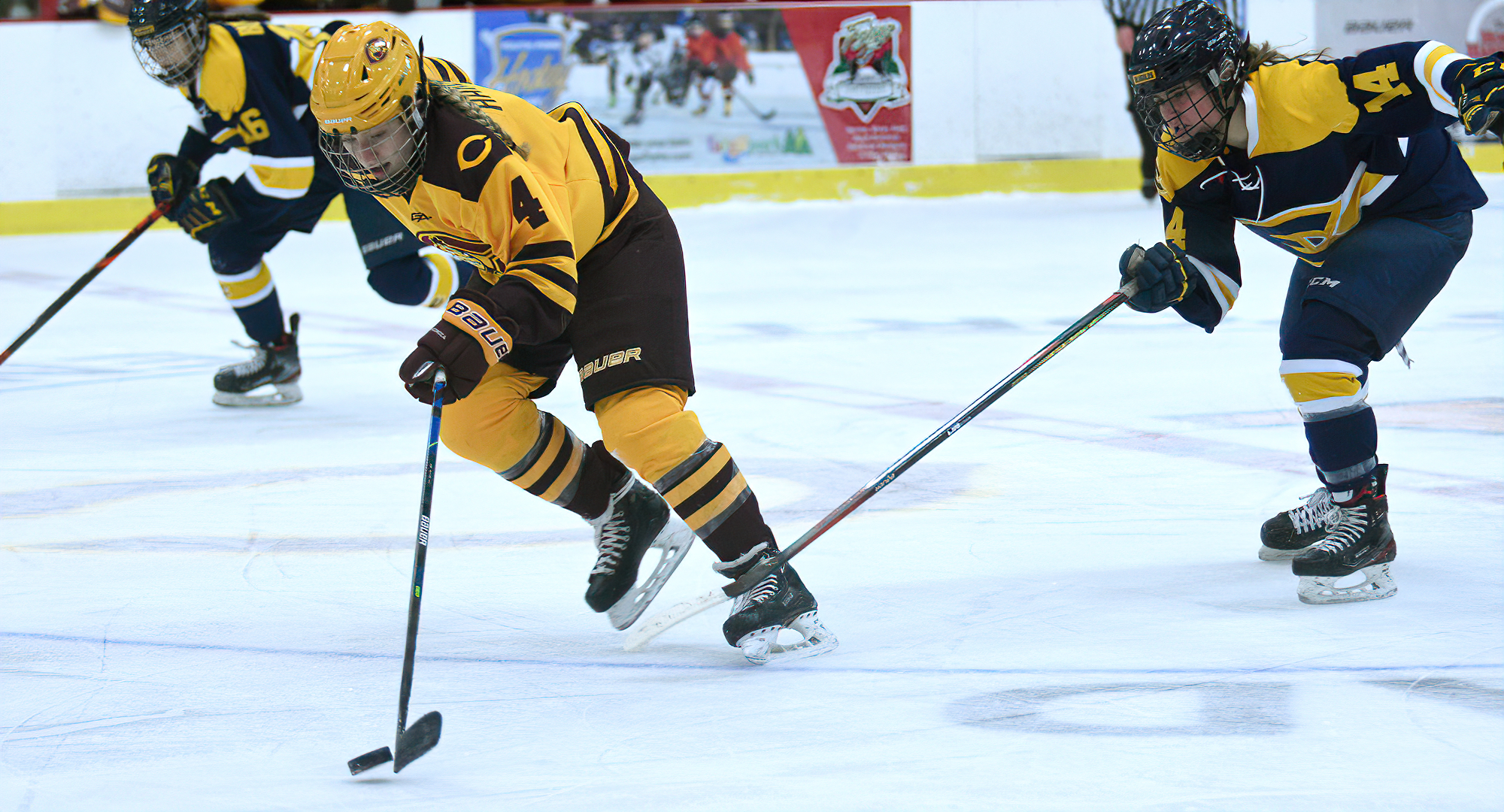 Freshman Abbey Hardwick had a goal and an assist in the Cobbers' series finale at No.5-ranked UW-River Falls.