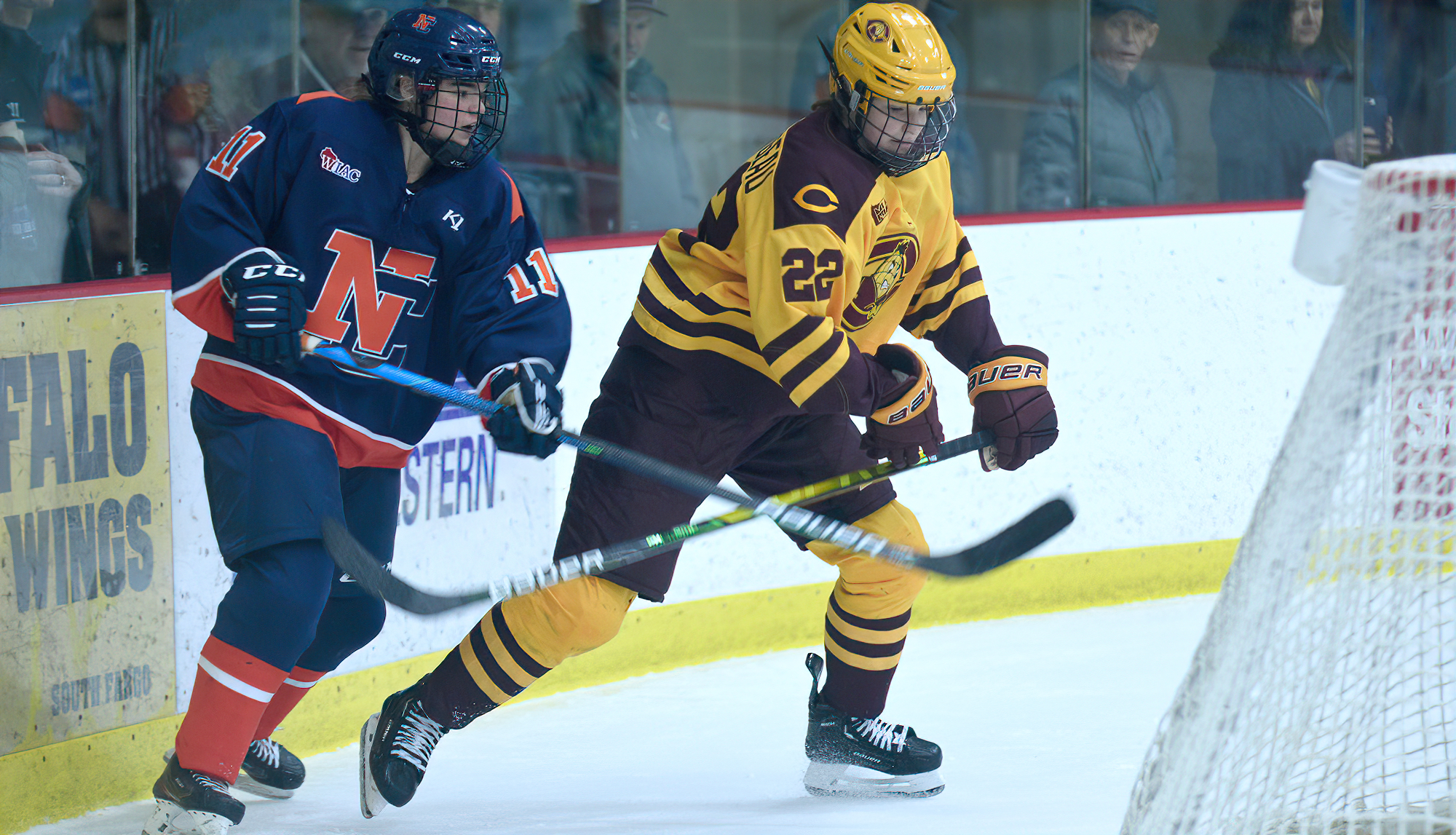 Morgan Sauvageau was one of six different Cobber players to score in their series at Northland. The teams split the two games in Ashland, Wis.